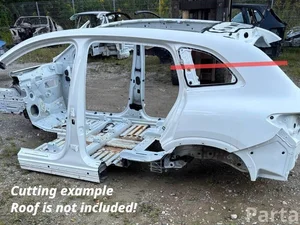 Mercedes-Benz EQS SUV (X296) 2023 Body quarter Left Rear