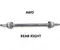 Aston Martin MY83-4B402-BB / MY834B402BB DBX 2021 Antriebswelle hinten rechts - Bild 1