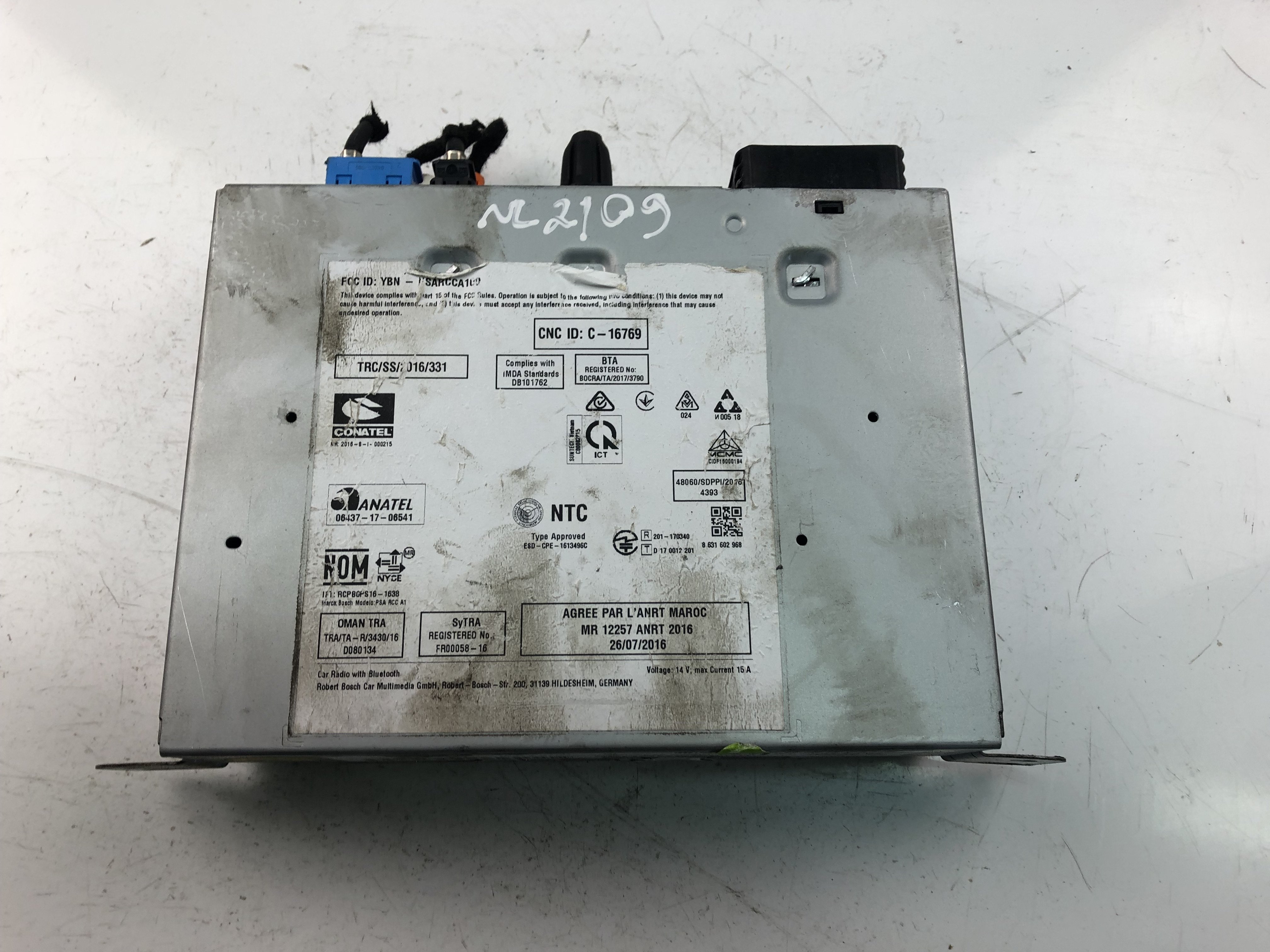 OPEL Corsa F (2019-2023) Navigation Control Unit 9833500080 23483448