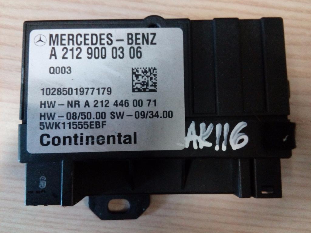 MERCEDES-BENZ C-Class W204/S204/C204 (2004-2015) Kuro siurblio valdymo blokas(EKPS) A2129000306 23336289