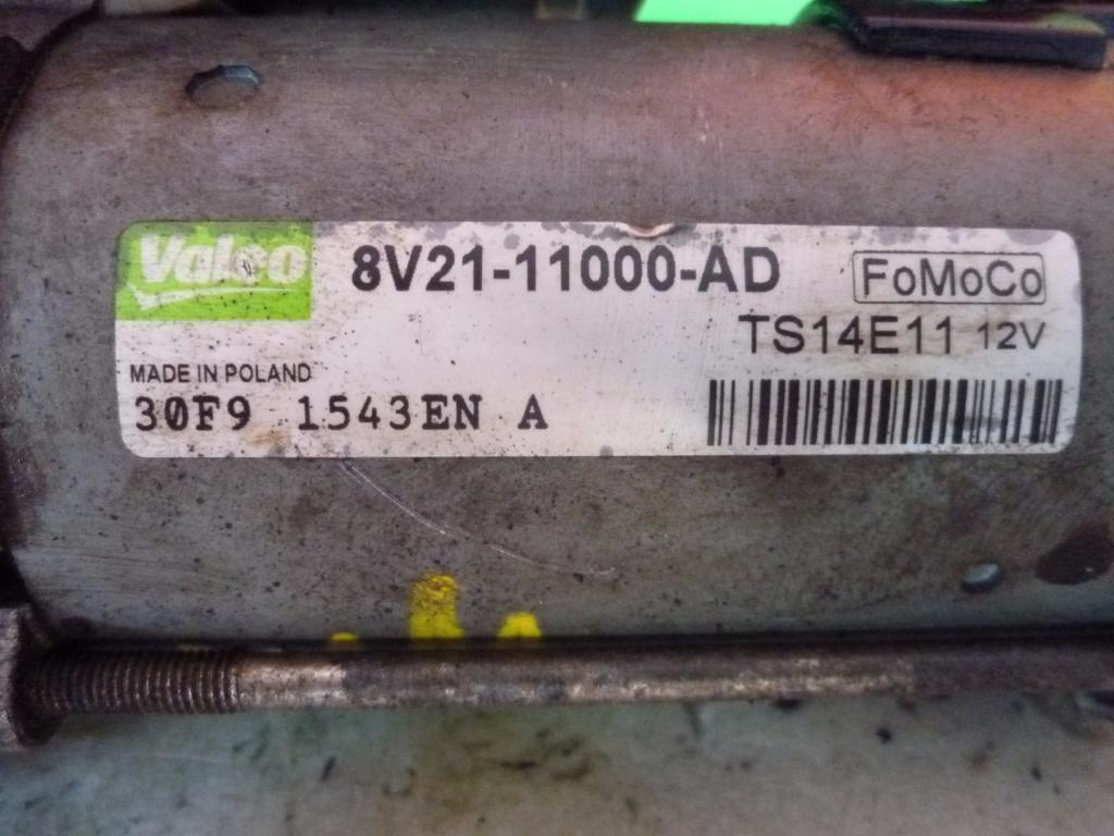 FORD Fiesta 6 generation (2008-2020) Starter Motor 8V2111000AD, TS14E11, 30F9 23154268