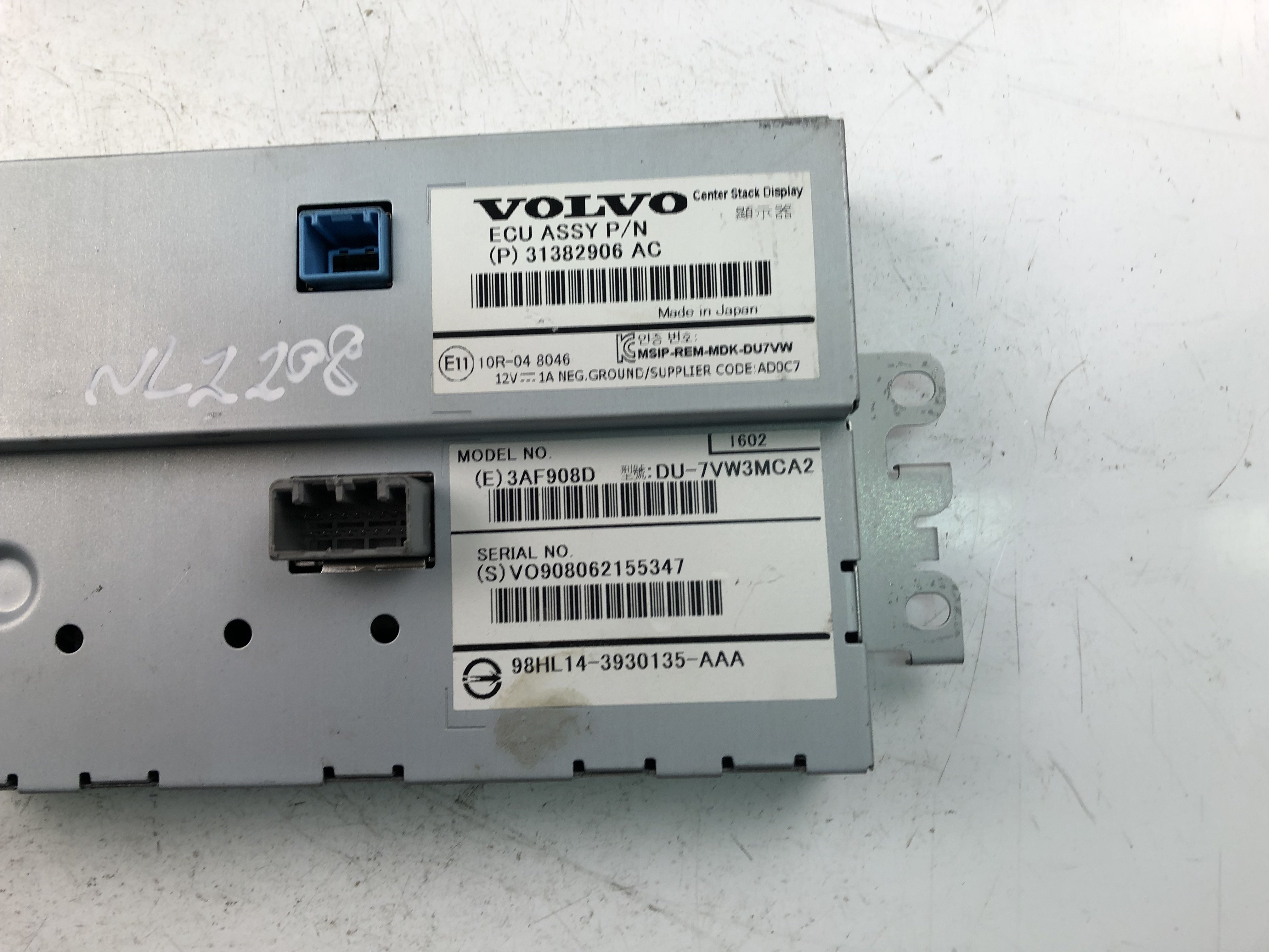 VOLVO V40 2 generation (2012-2020) Navigation System 31382906AC 23491236