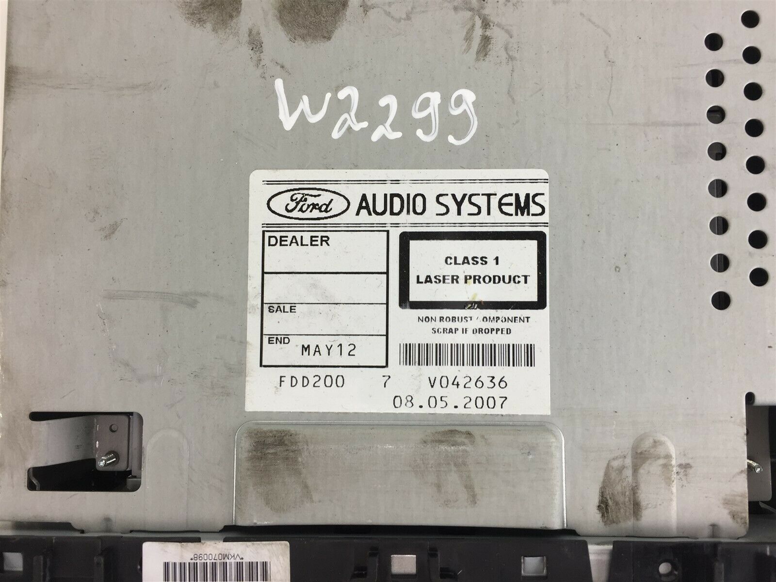 FORD Focus 2 generation (2004-2011) Sound Control Unit FDD200 23870992