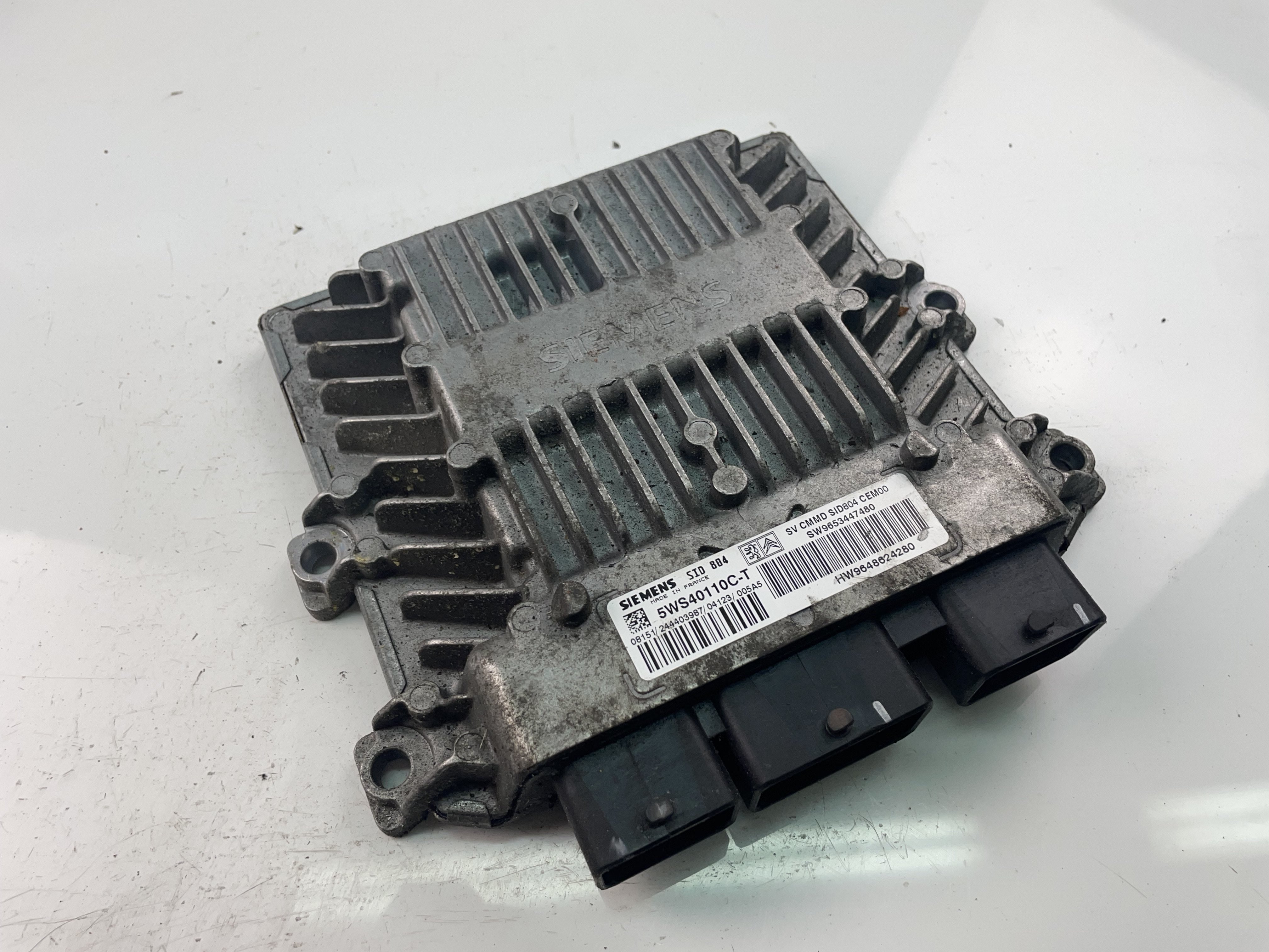 CITROËN C3 1 generation (2002-2010) Engine Control Unit ECU 9653447480, 9648624280 23471792