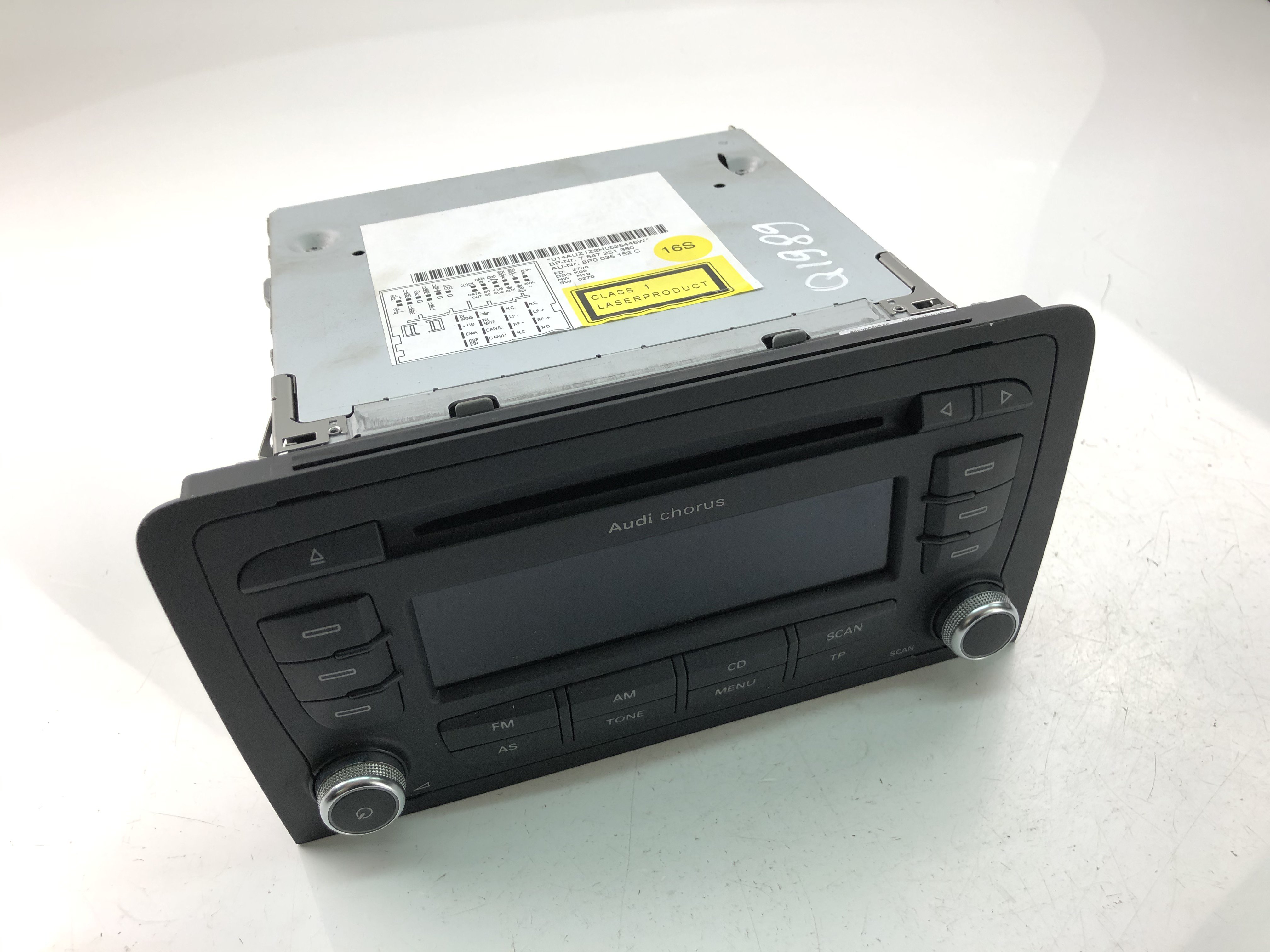 AUDI A3 8P (2003-2013) Music Player Without GPS 8P0035152C 23457373