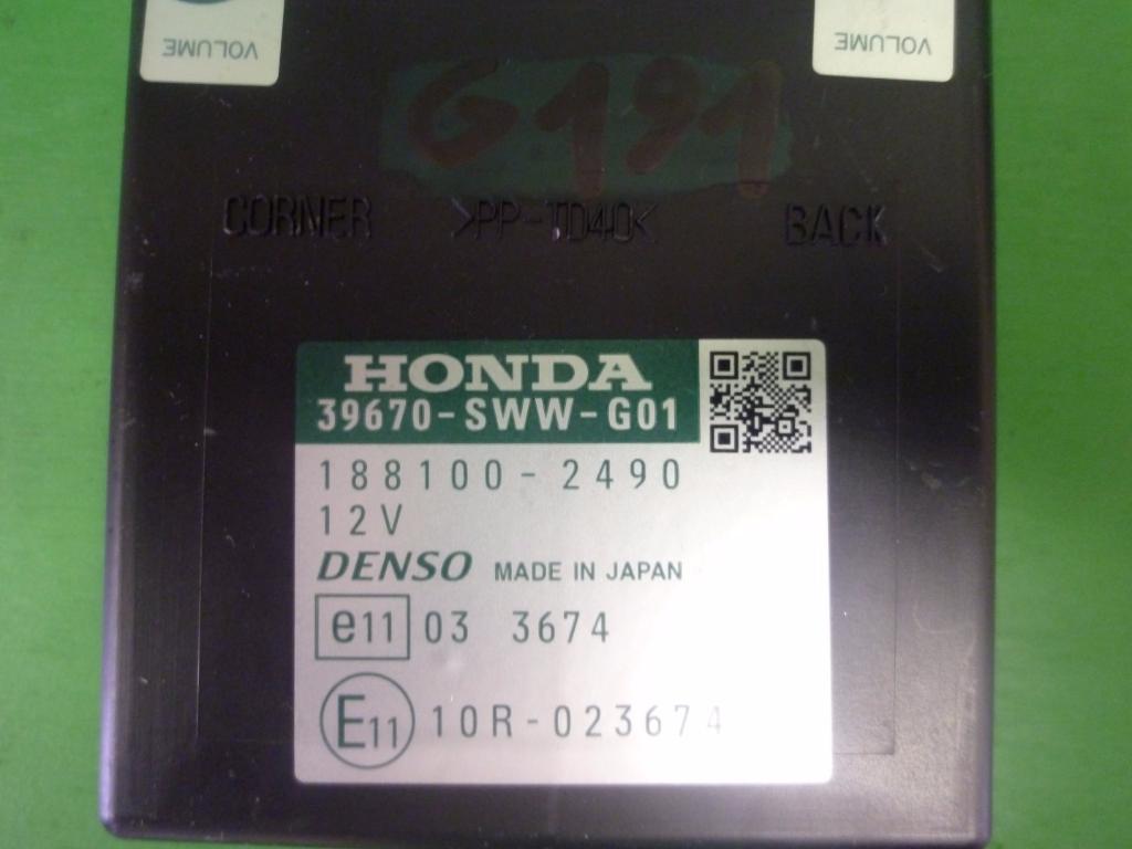 HONDA CR-V 3 generation (2006-2012) PDC Parking Distance Control Unit 39670SWWG01, 1881002490 23157018
