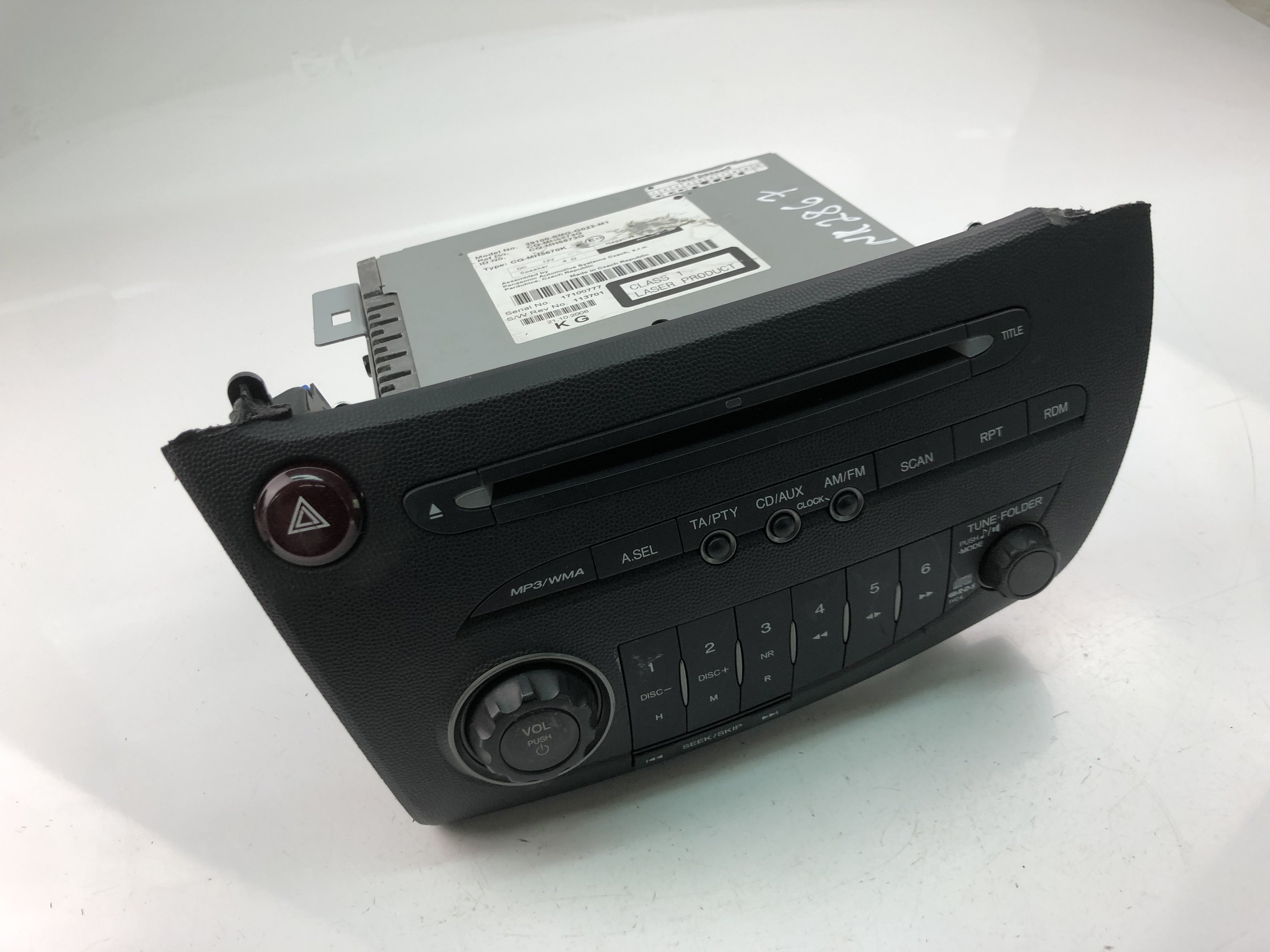 HONDA Civic 8 generation (2005-2012) Muzikos grotuvas be navigacijos 39100SMGG022M1 23458186