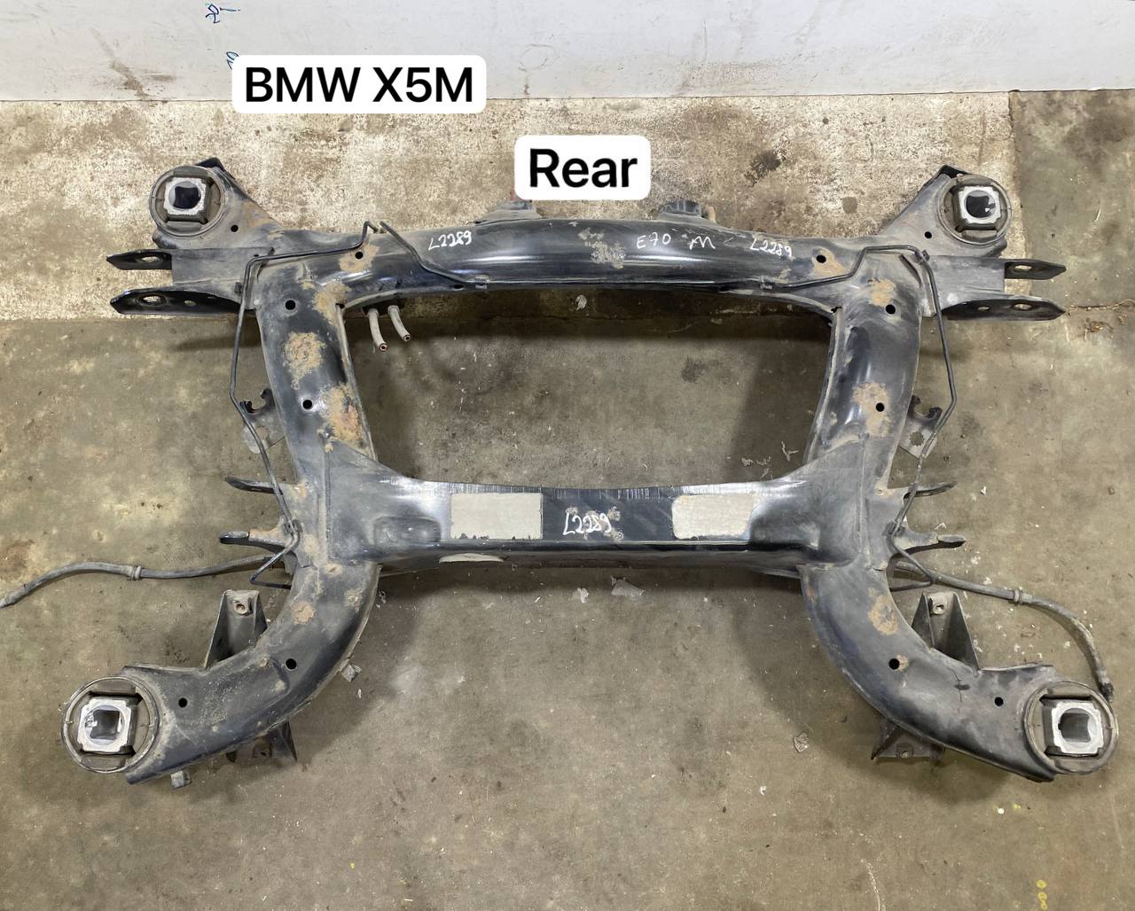 BMW X5 M E70 (2009-2013) Zadný podvozok 24873801