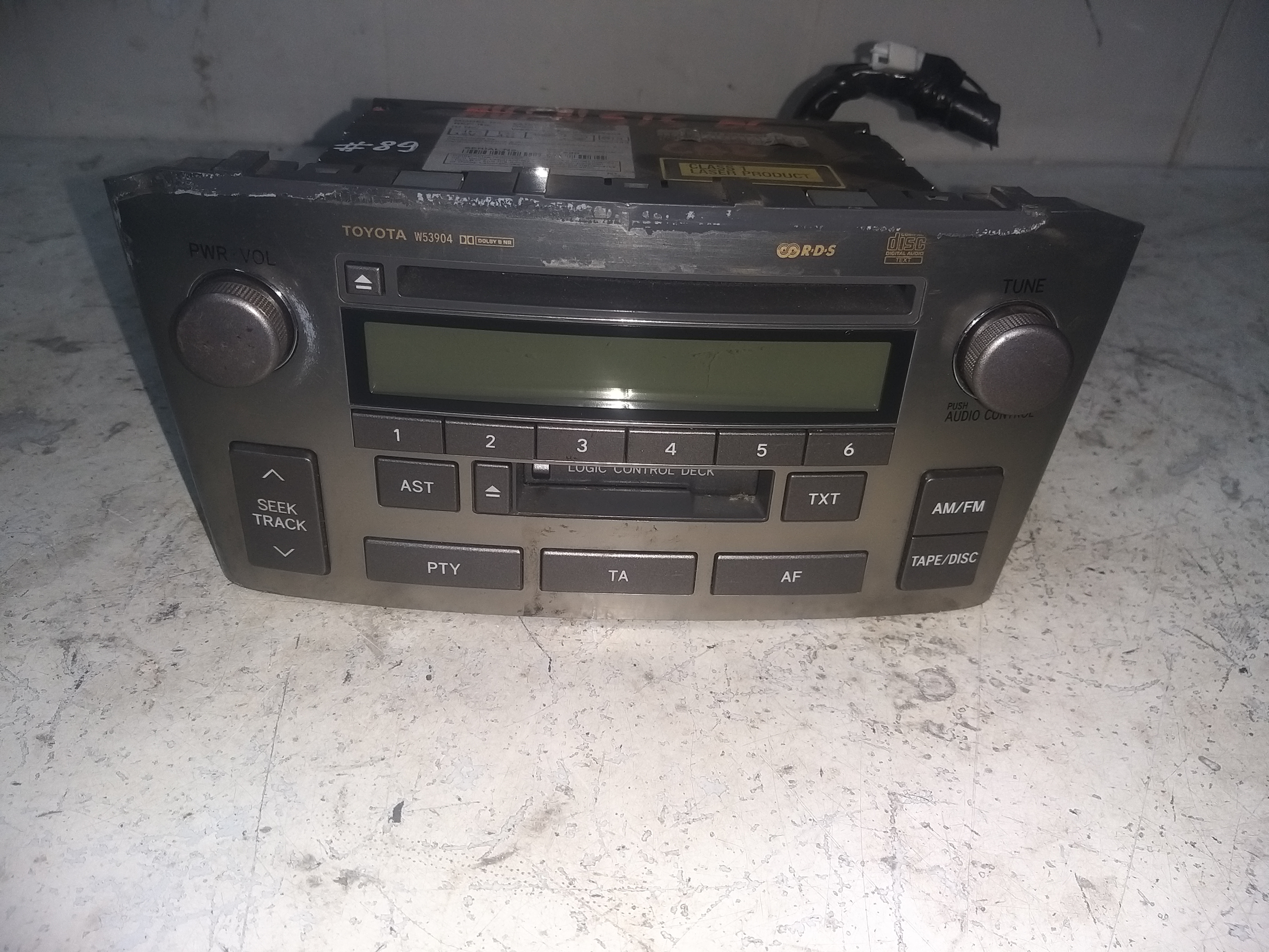 TOYOTA Avensis 2 generation (2002-2009) Music Player Without GPS 8612005081 23462092