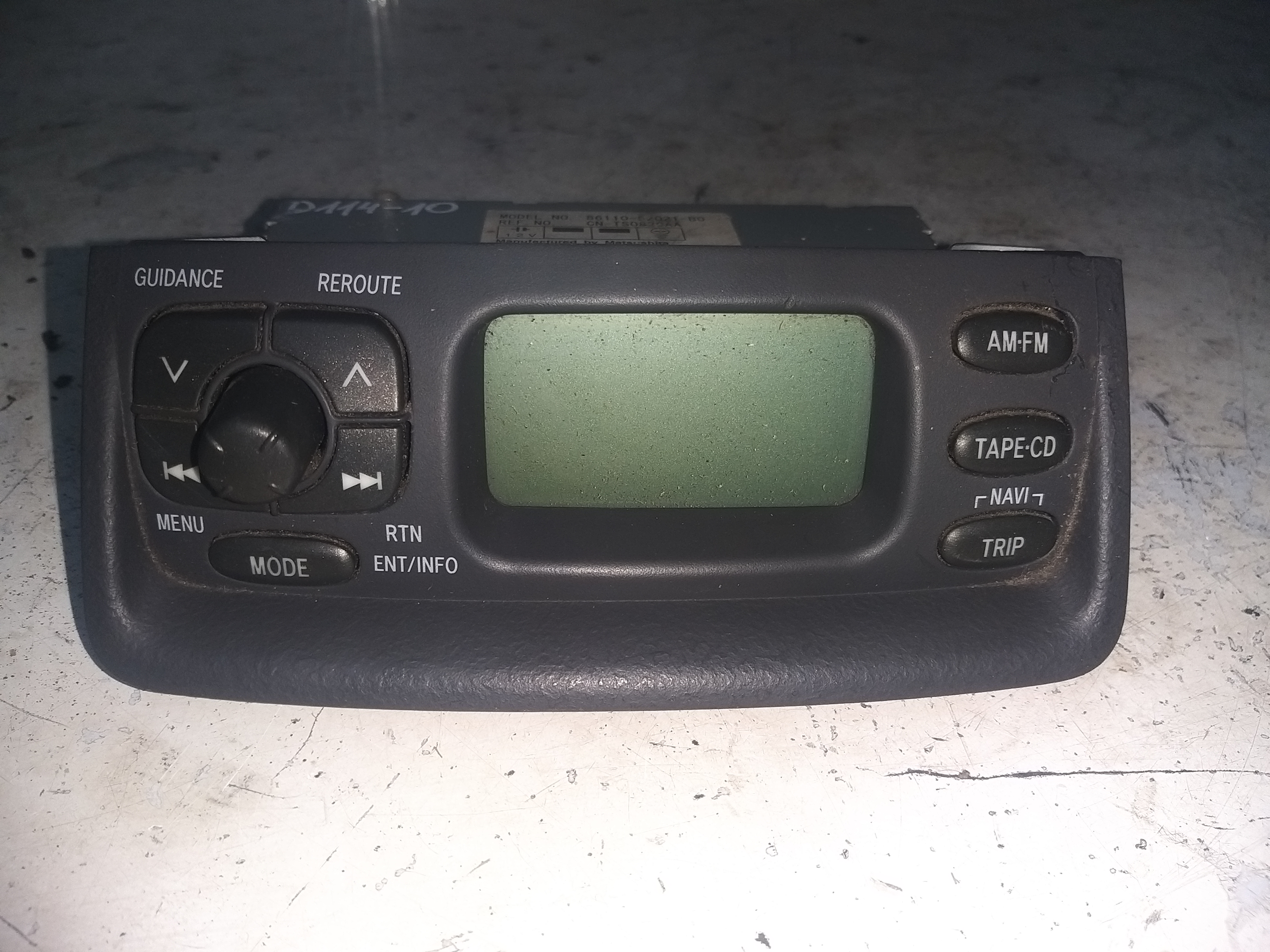 TOYOTA Avensis Verso 1 generation (2001-2003) Navigation System 8611052021 23462167