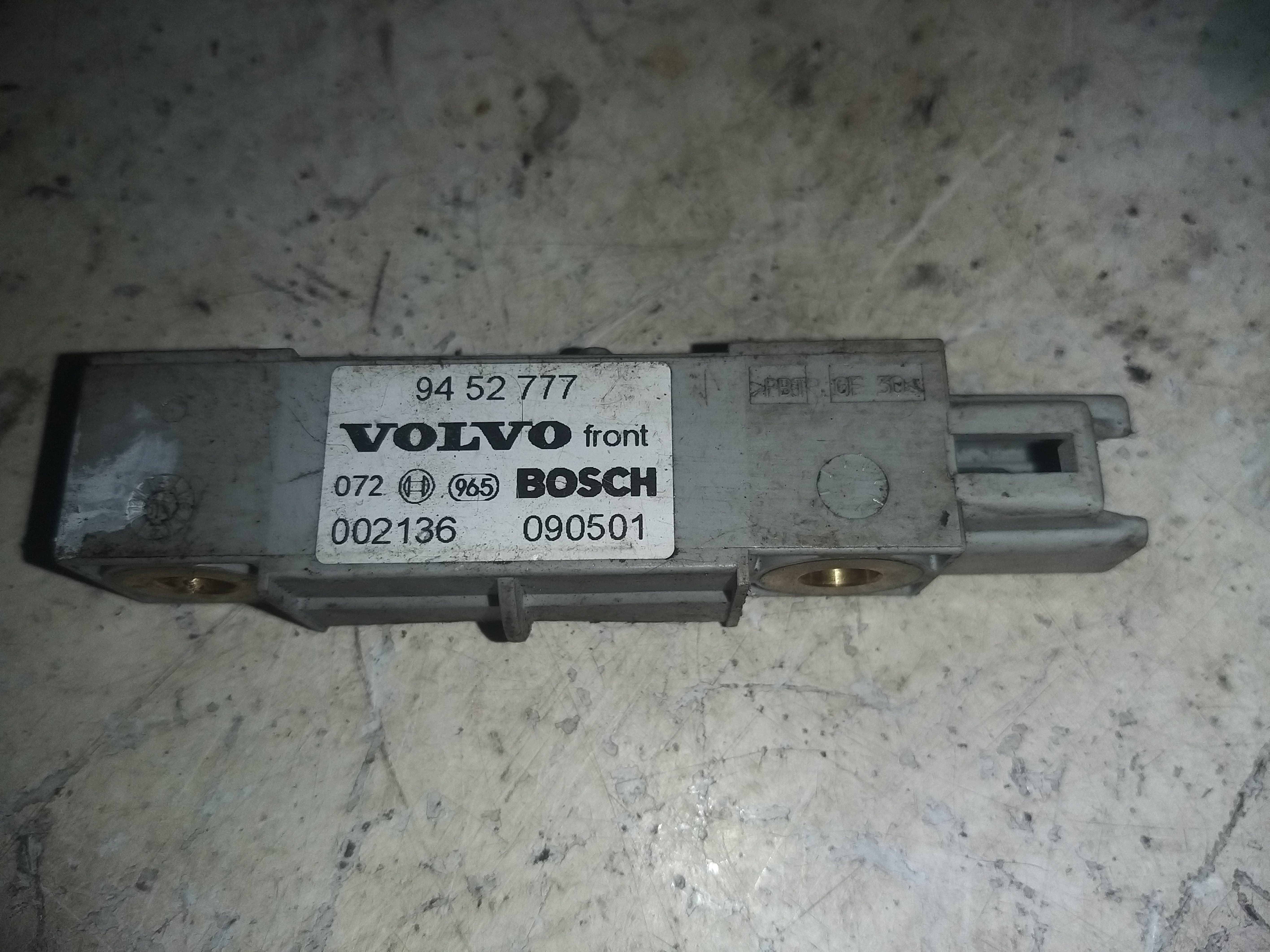 VOLVO S80 1 generation (1998-2006) Датчик удара передний левый 9452777 23471152