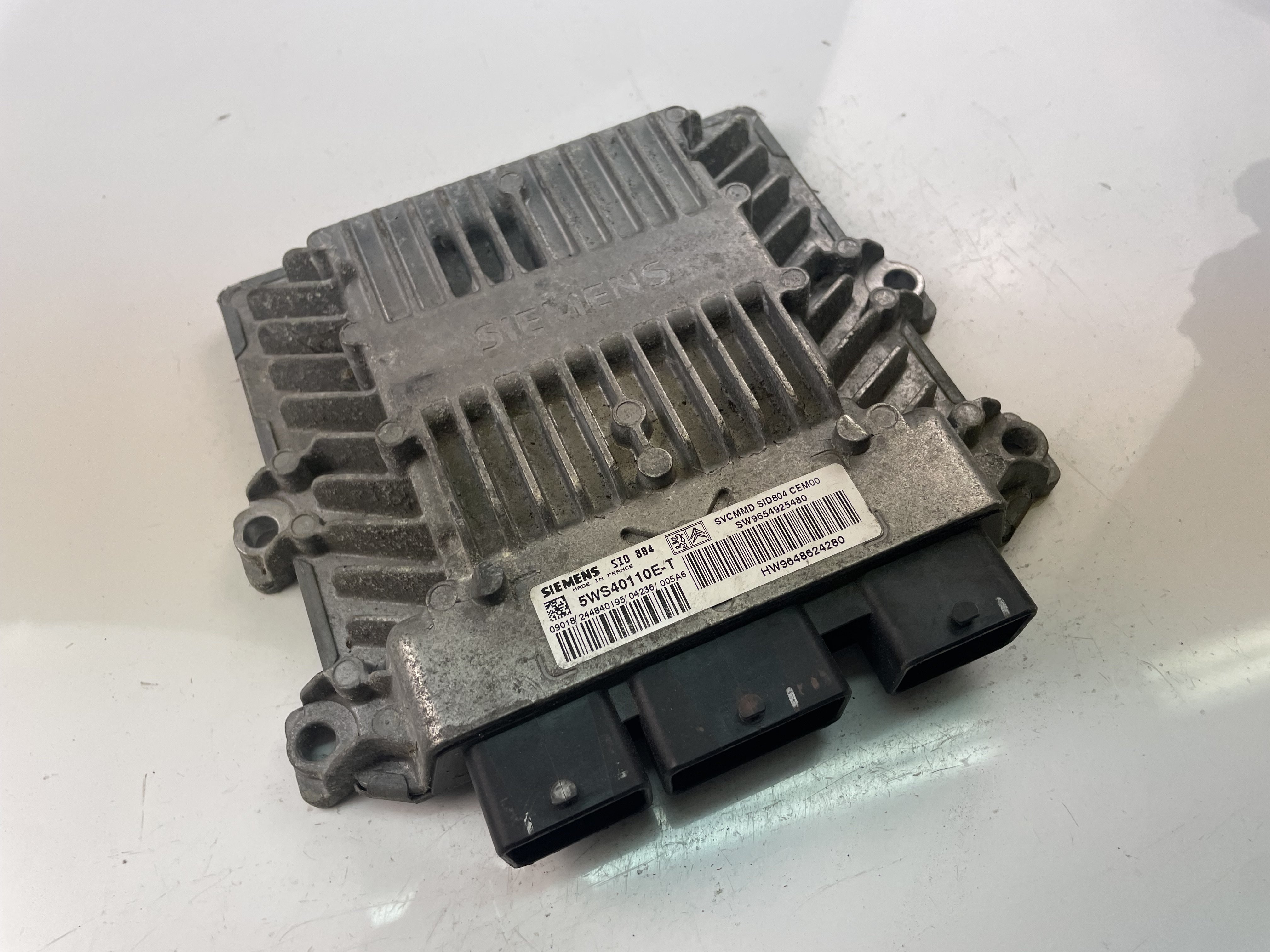 CITROËN C3 1 generation (2002-2010) Engine Control Unit ECU 9654925480, 9648624280 23474195