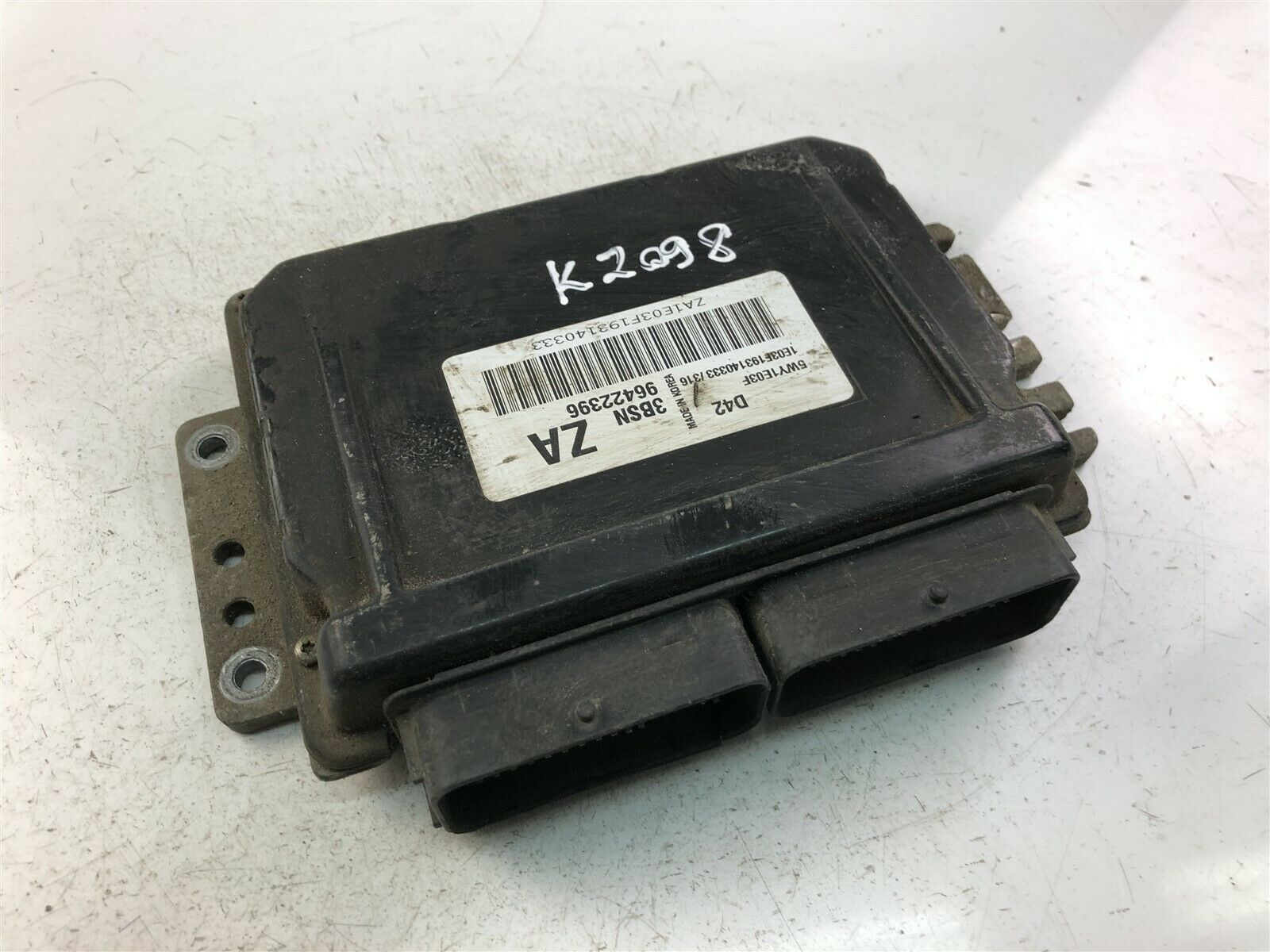 CHEVROLET Nubira 1 generation (2003-2010) Engine Control Unit ECU 96422396ZA 23446693