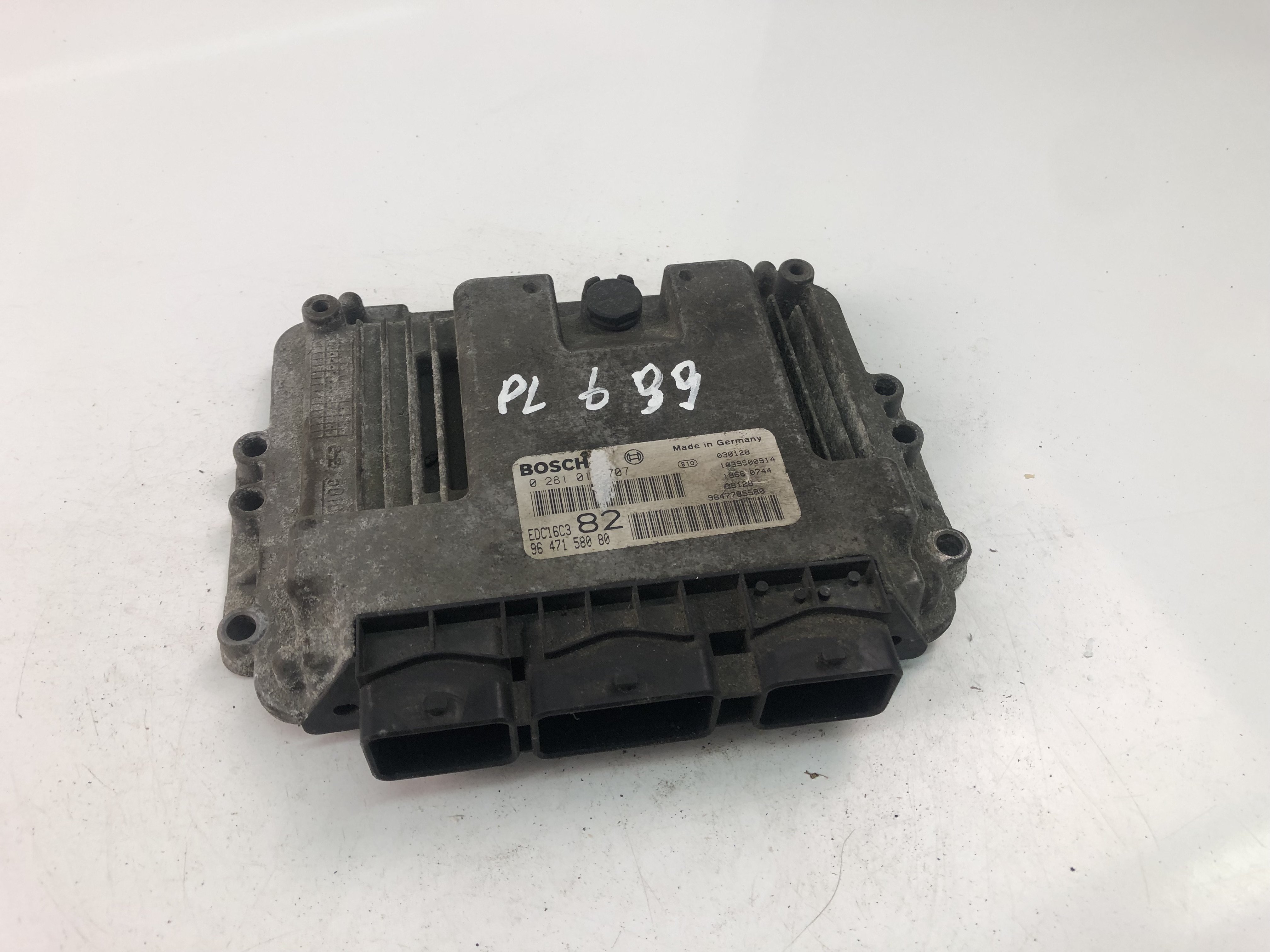 PEUGEOT 206 1 generation (1998-2009) Engine Control Unit ECU 9647158080, 0281010707 23495117