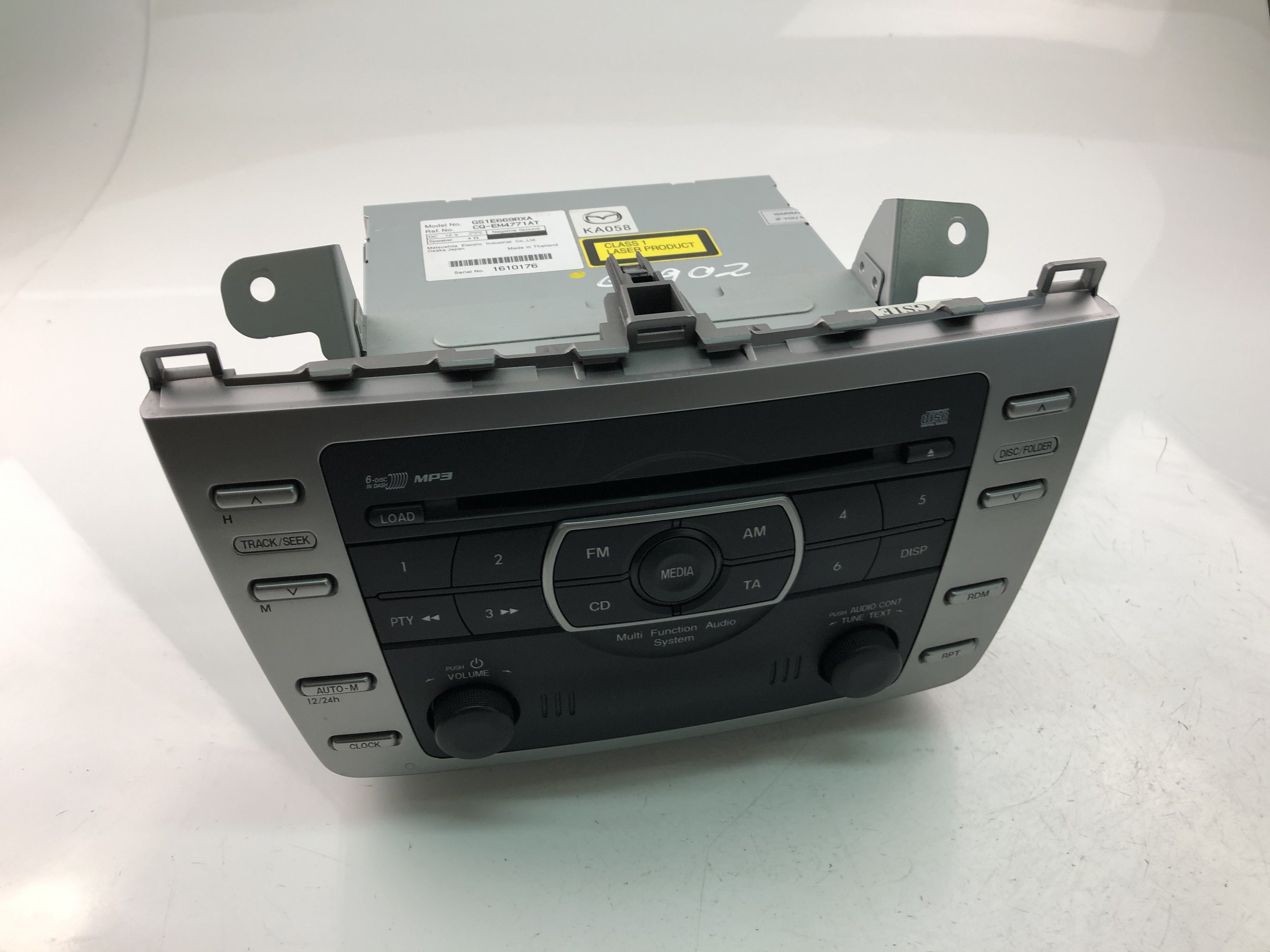 MAZDA 6 GH (2007-2013) Music Player Without GPS GS1E669RXA 23457409