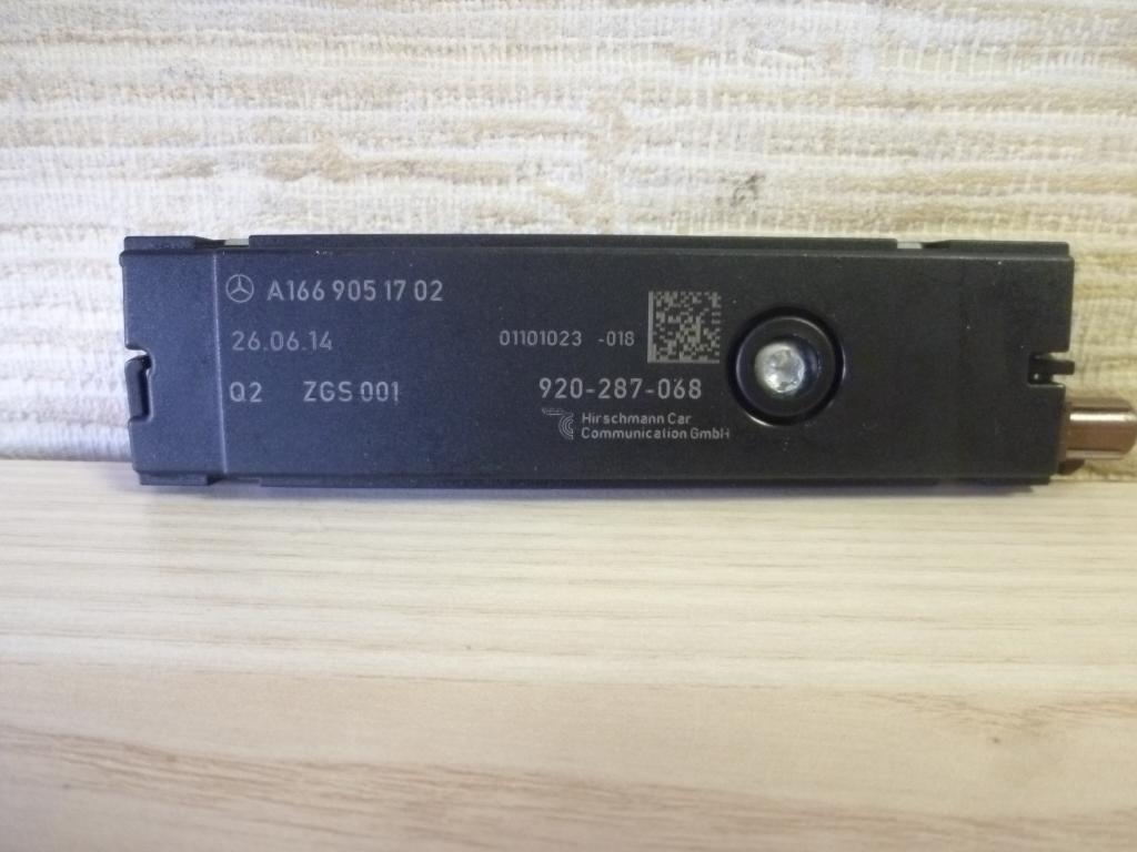 MERCEDES-BENZ CLA-Class C117 (2013-2016) Bootlid Antenna Amplifier A1669051702 23176041