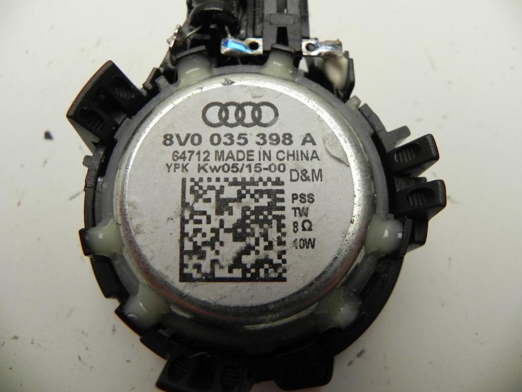 AUDI A3 8V (2012-2020) Priekinių kairių durų garso kolonėlė 8V0035398A 23176493