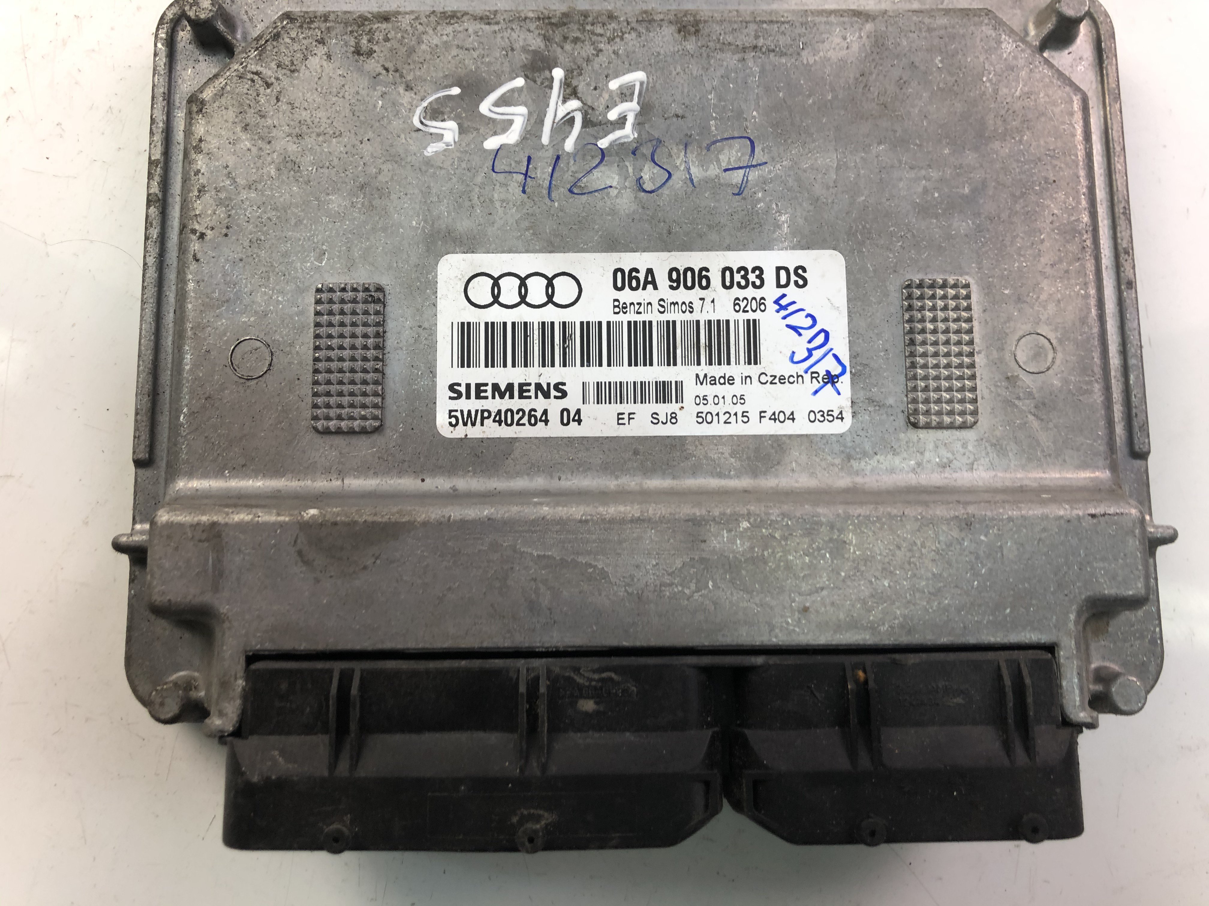 AUDI A3 8P (2003-2013) Engine Control Unit ECU 06A906033DS 23450894