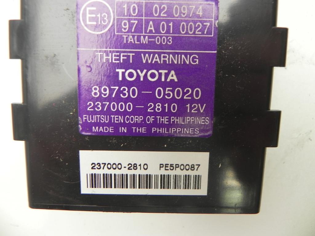 TOYOTA Avensis 2 generation (2002-2009) Датчик тревоги 8973005020 23180724