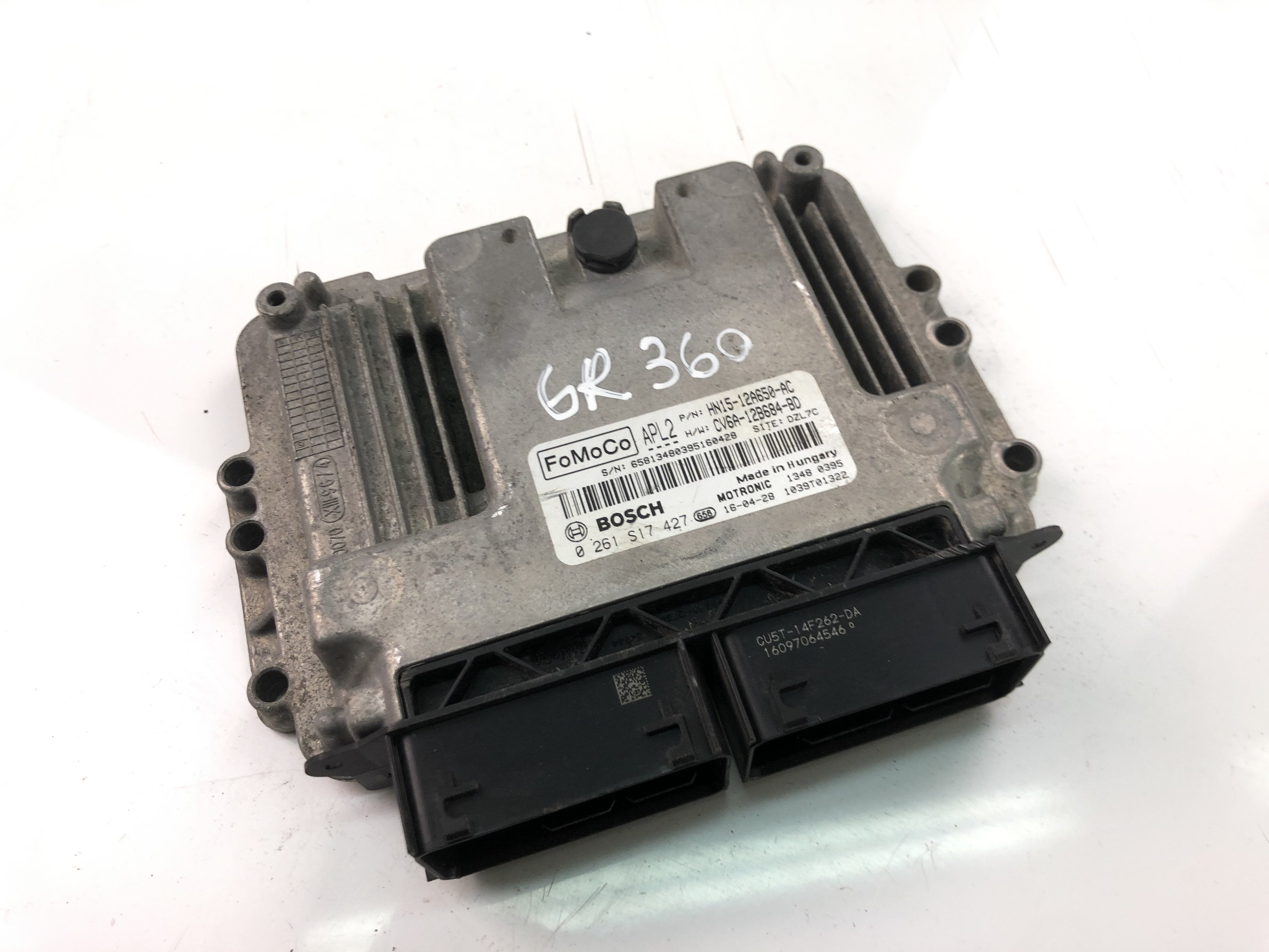 FORD EcoSport 2 generation (2013-2024) Engine Control Unit ECU HN1512A650AC, CV6A12B684BD, 0261S17427 23463013