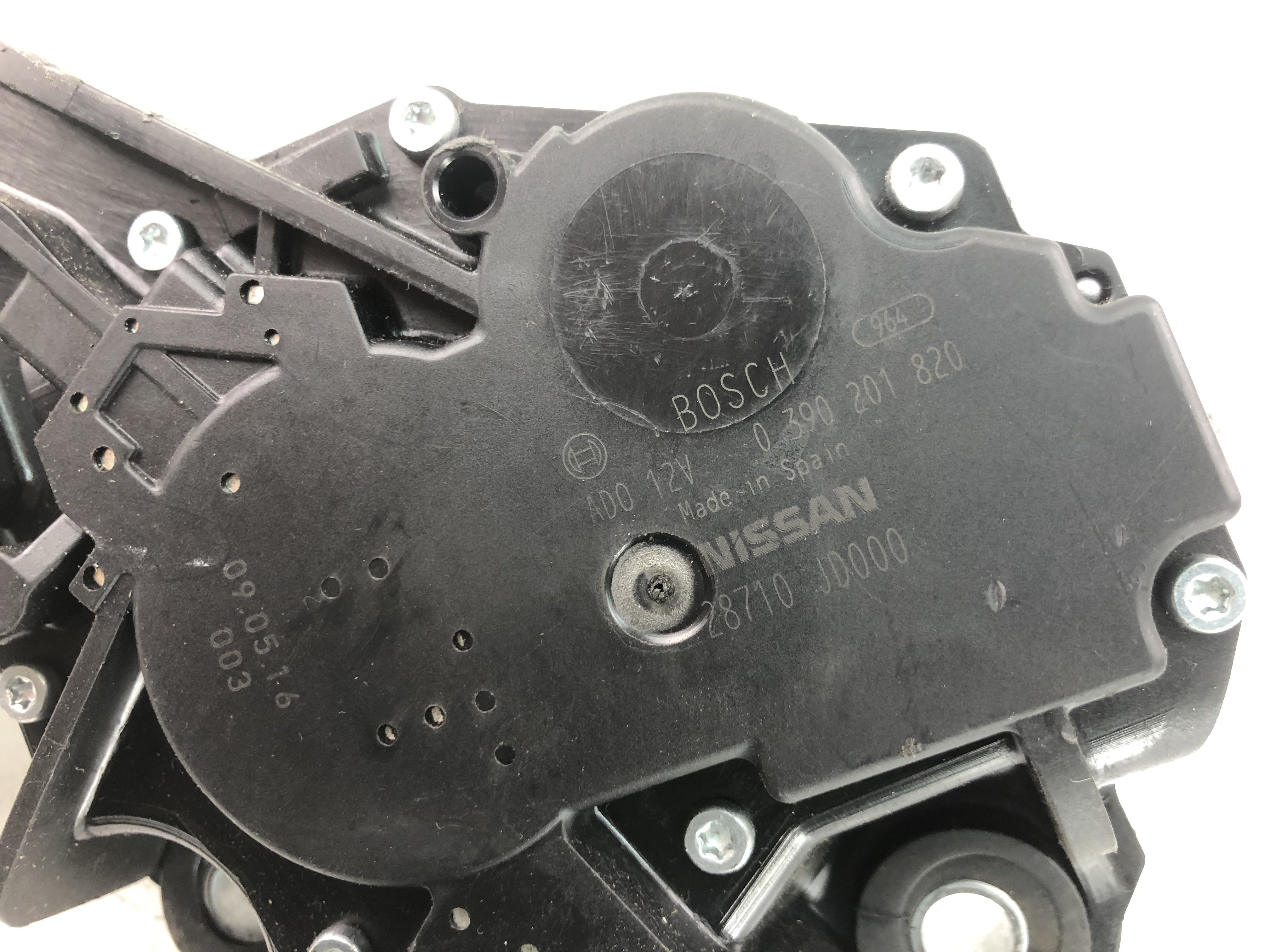 NISSAN Qashqai 1 generation (2007-2014) Wiper motor 28710JD000 23459687