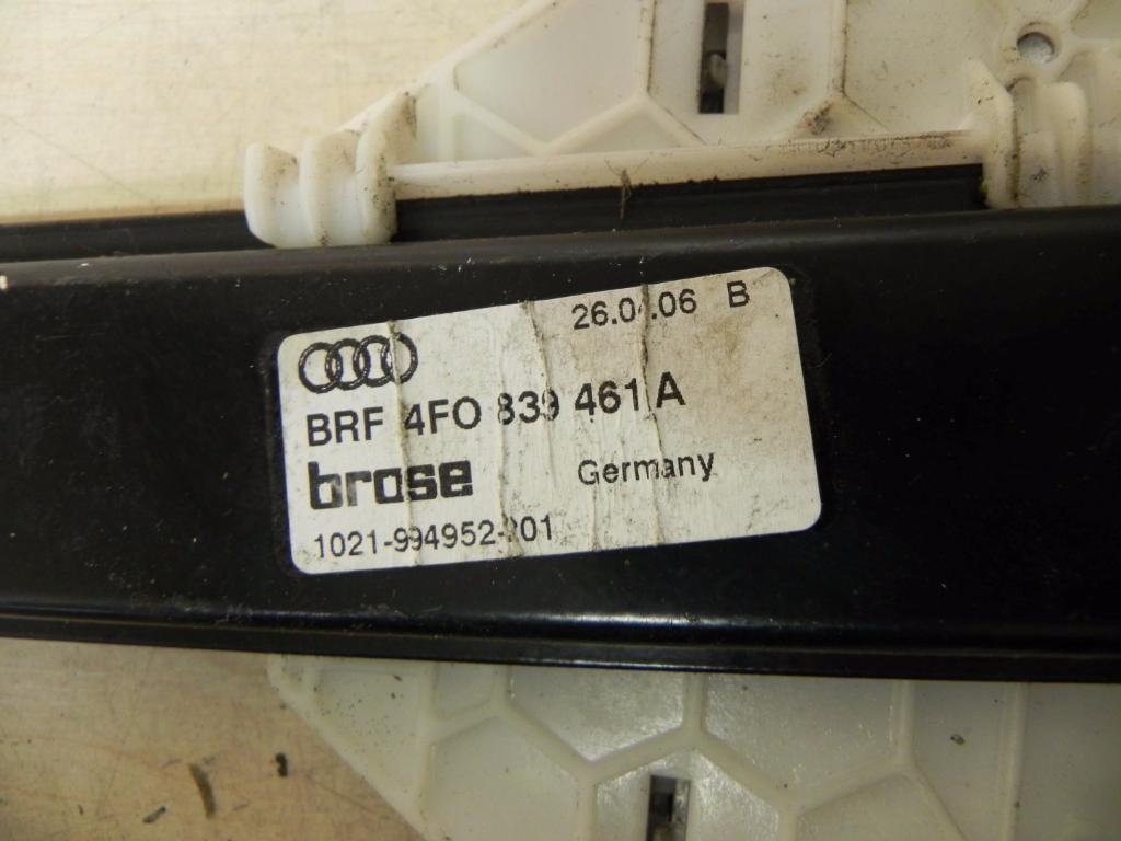 AUDI A6 C6/4F (2004-2011) Rear Left Door Window Regulator 4F0839461A 23146459