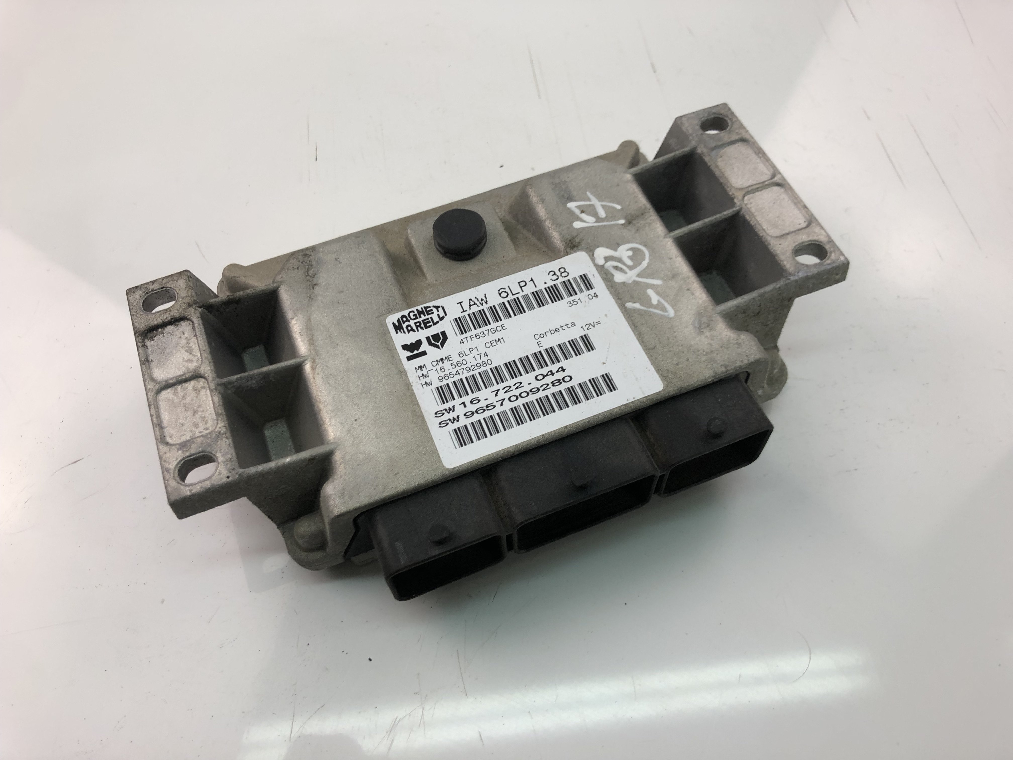 PEUGEOT 307 1 generation (2001-2008) Engine Control Unit ECU 9654792980, 9657009280 23463203