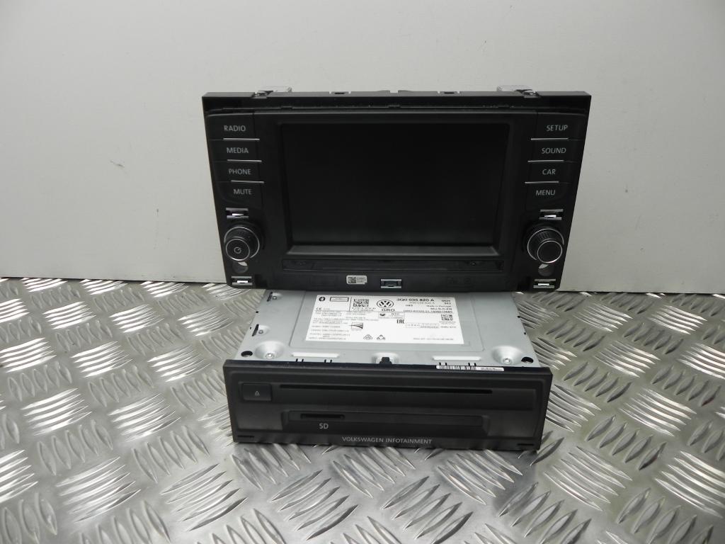 VOLKSWAGEN Golf Sportsvan 1 generation (2014-2019) Music Player Without GPS 3G0919605, 3Q0035820A 23183787