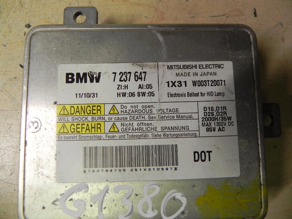 BMW 3 Series E90/E91/E92/E93 (2004-2013) Headlight Control Unit 7237647 23146704