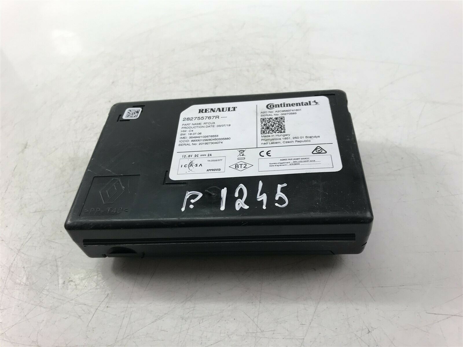 RENAULT Master 3 generation (2010-2023) Other Control Units 282755767R 23879491
