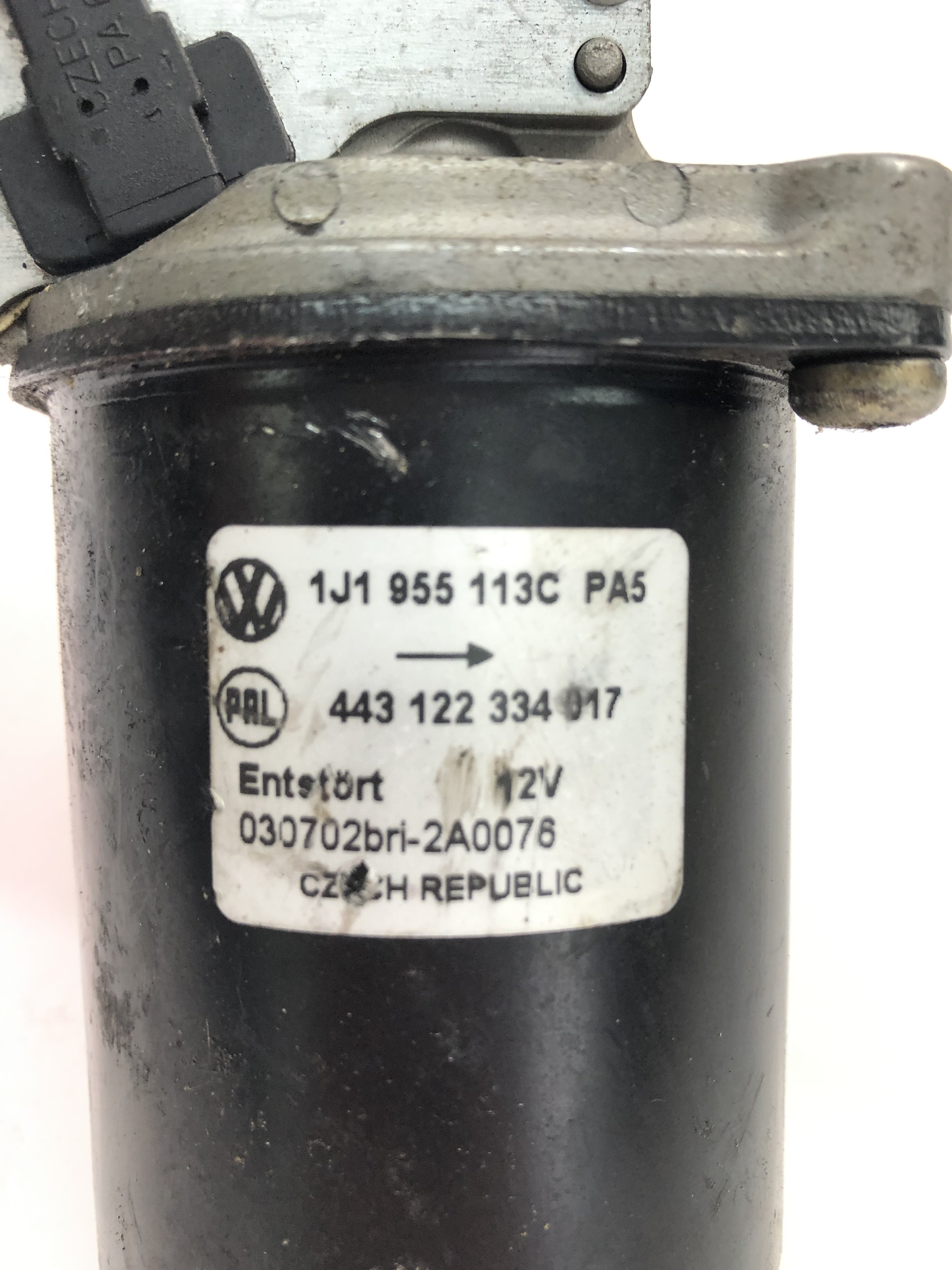 VOLKSWAGEN Golf 5 generation (2003-2009) Ablaktörlő motor 1J1955113C 23497585