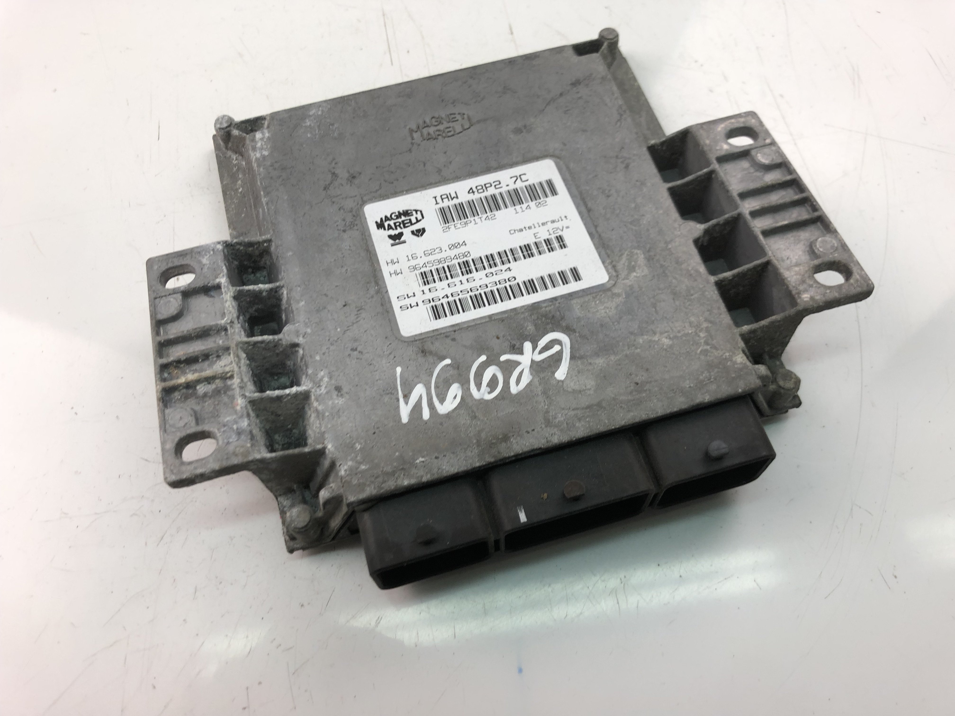 CITROËN C3 1 generation (2002-2010) Engine Control Unit ECU 9645989480, 9646569380 23461700