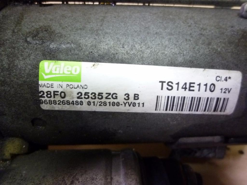 CITROËN C3 Picasso 1 generation (2008-2016) Starter Motor 9688268480 23147809