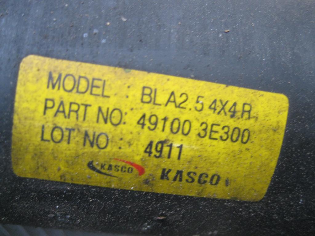KIA Sorento 1 generation (2002-2011) Propshaft 491003E300 23190310