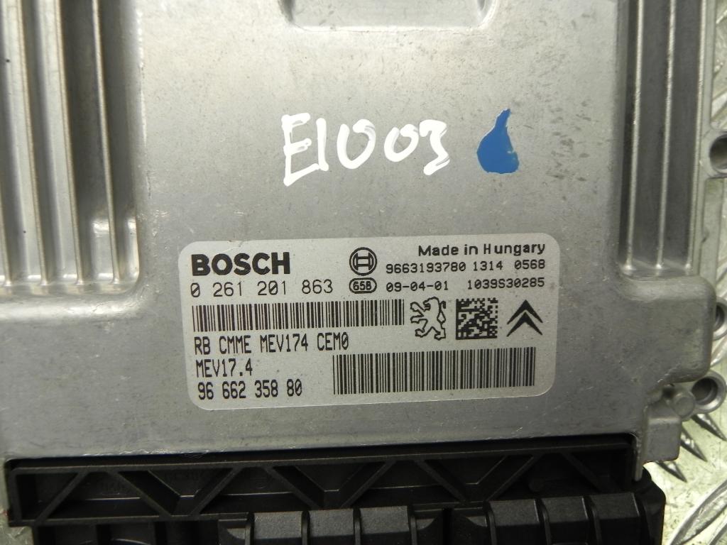 PEUGEOT 308 T7 (2007-2015) Μονάδα ελέγχου κινητήρα ECU 9666235880 24694005