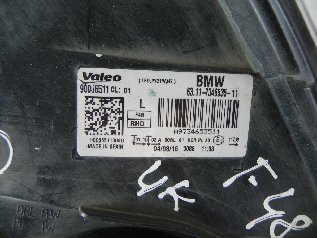 BMW X1 F48/F49 (2015-2023) Priekinis kairys žibintas 6311734653511, 90066511 23191822
