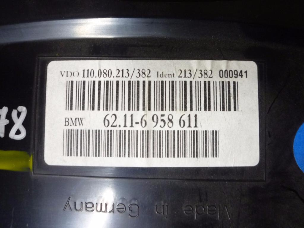BMW 6 Series E63/E64 (2003-2010) Speedometer 62116958611 23148685