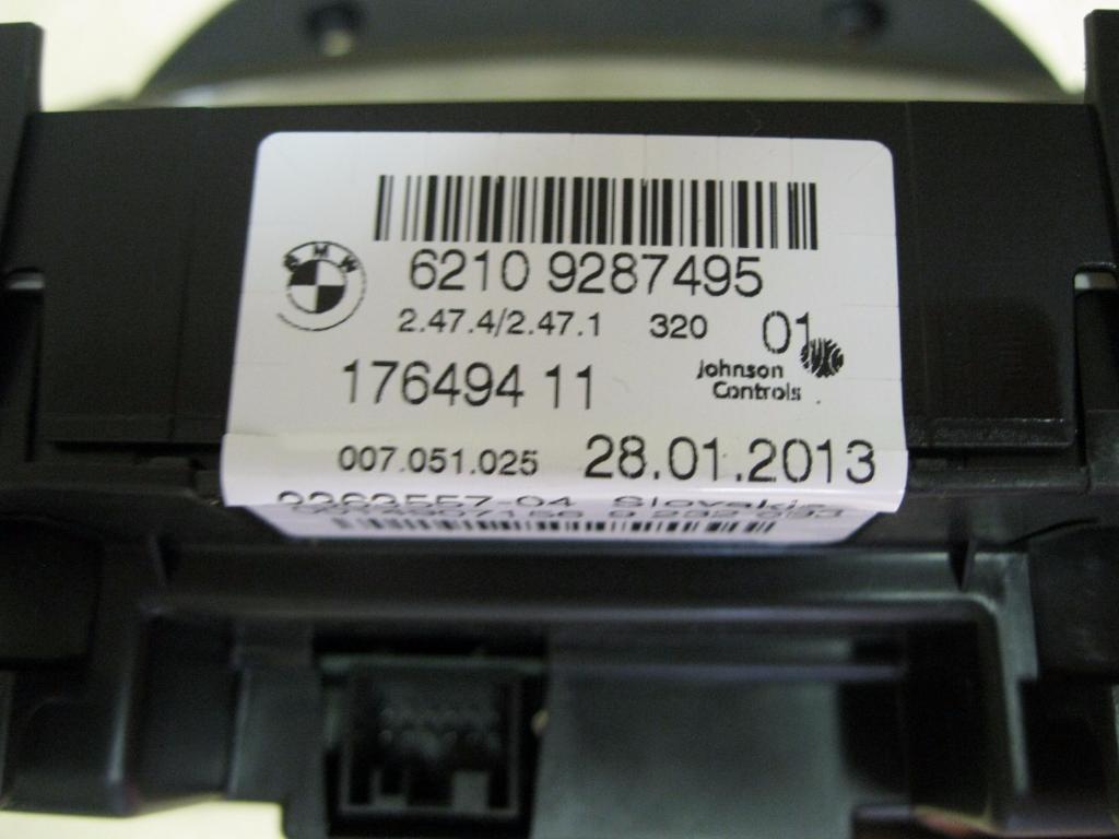 BMW 3 Series F30/F31 (2011-2020) Speedometer 9232893, 17649411 23148686