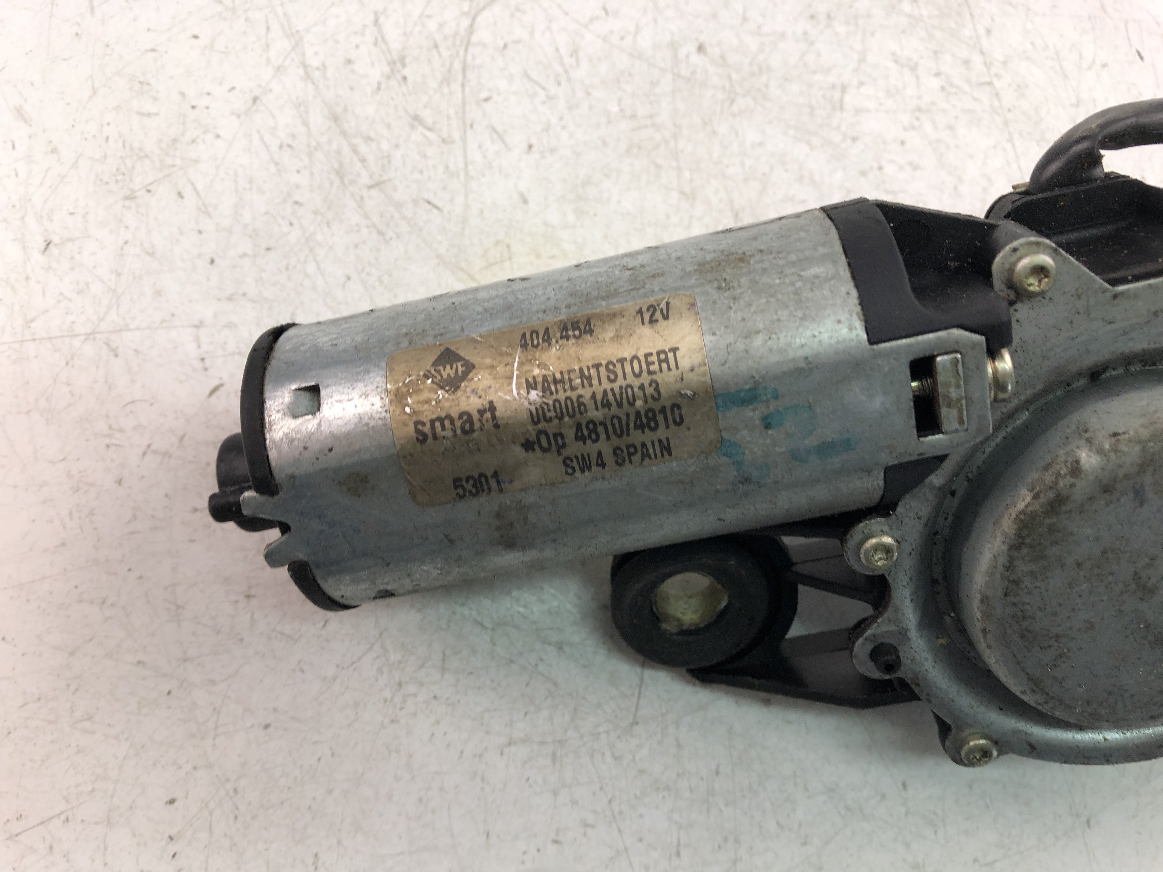 SMART Fortwo 1 generation (1998-2007) Wiper motor 0000614V013 23475006