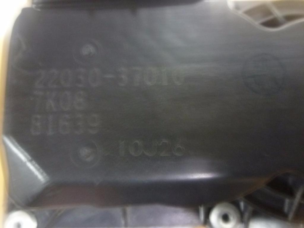 TOYOTA Auris 1 generation (2006-2012) Droselinė sklendė 2203037010 23149262