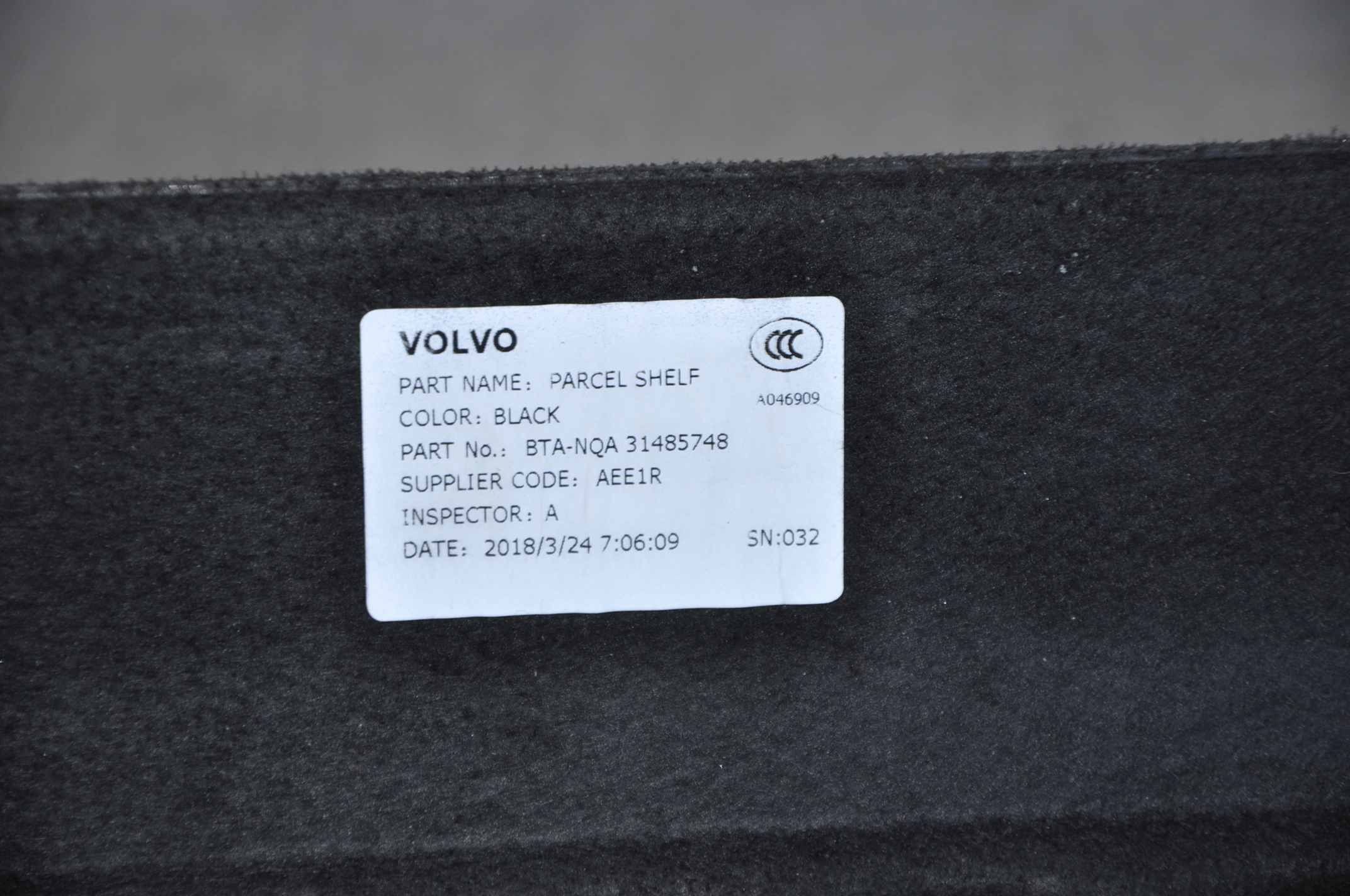 VOLVO S90 2 generation (2016-2023) Raft portbagaj 31485748 24863218