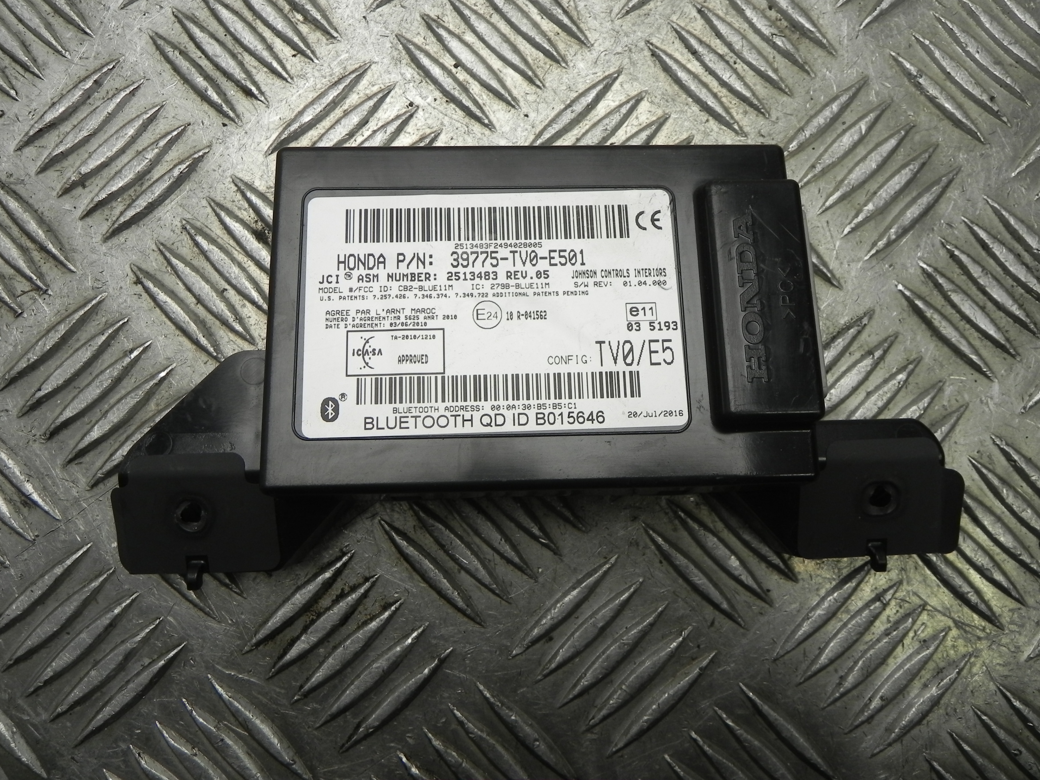 HONDA Civic 9 generation (2012-2020) Bluetooth valdymo blokas 39775TV0E501 23447433