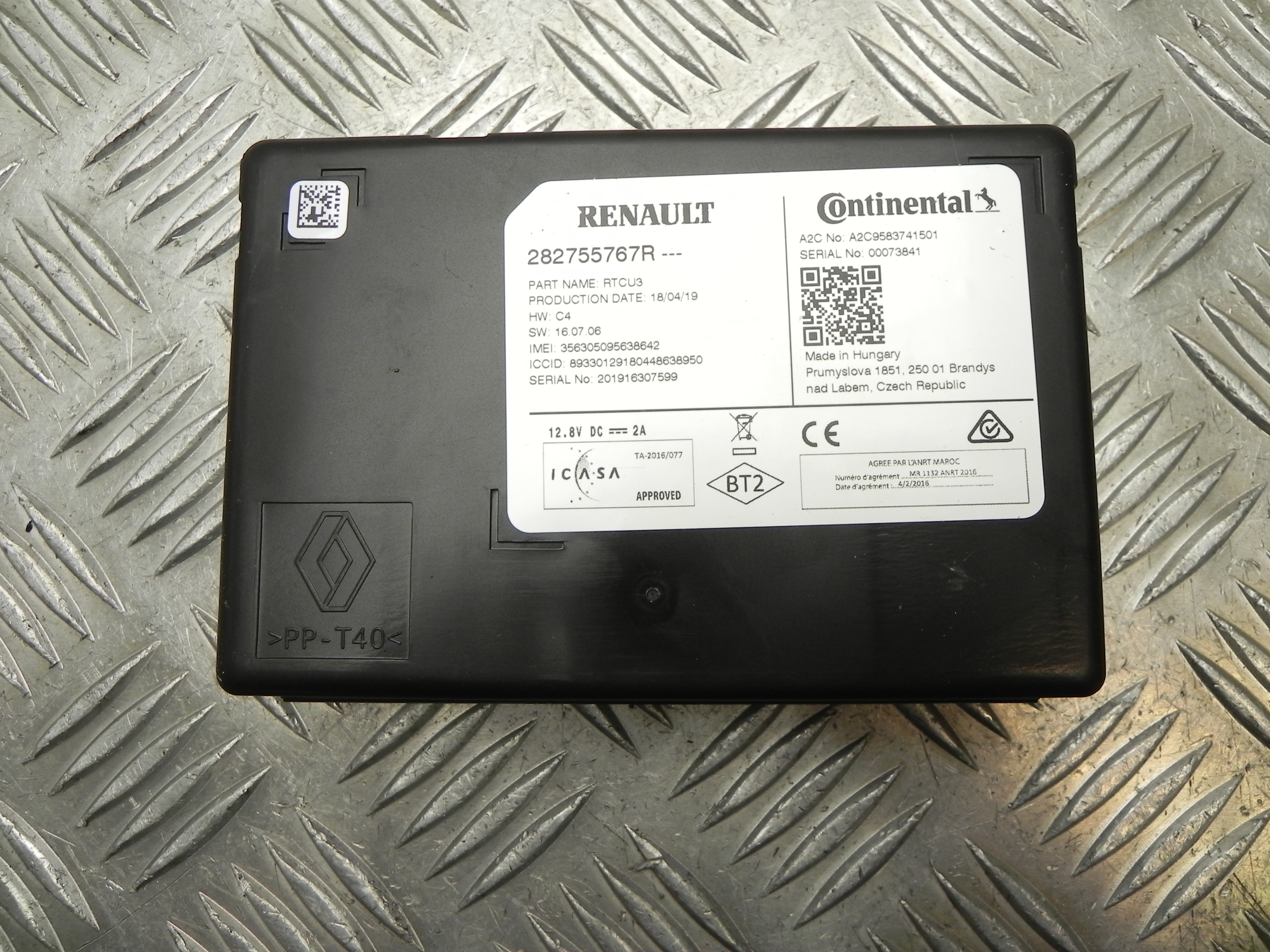RENAULT Zoe 1 generation (2012-2023) Other Control Units 282755767R 23427955