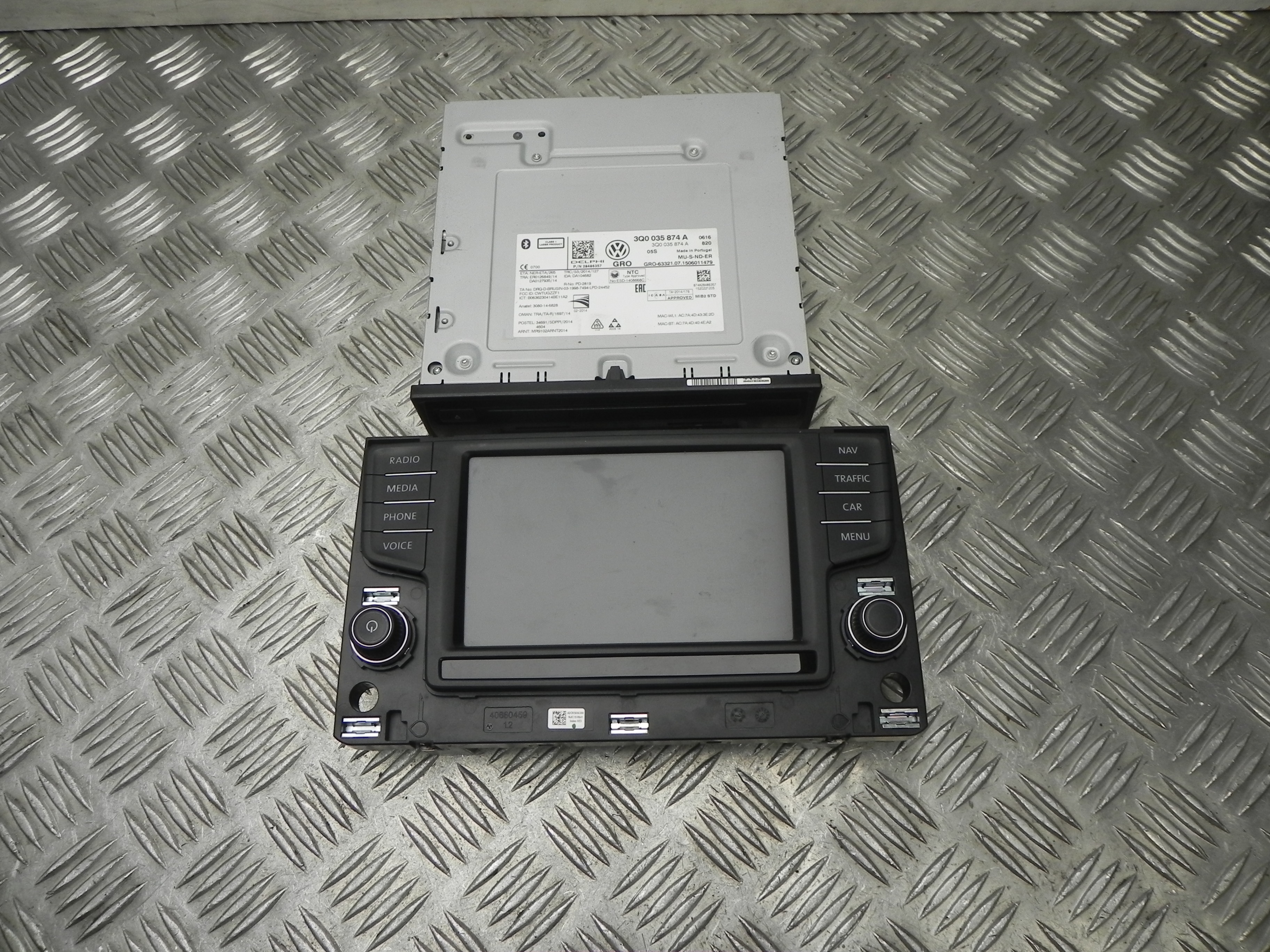 VOLKSWAGEN Passat Variant 1 generation (2010-2024) Music Player Without GPS 3Q0035874A, 3G0919605D 23472458