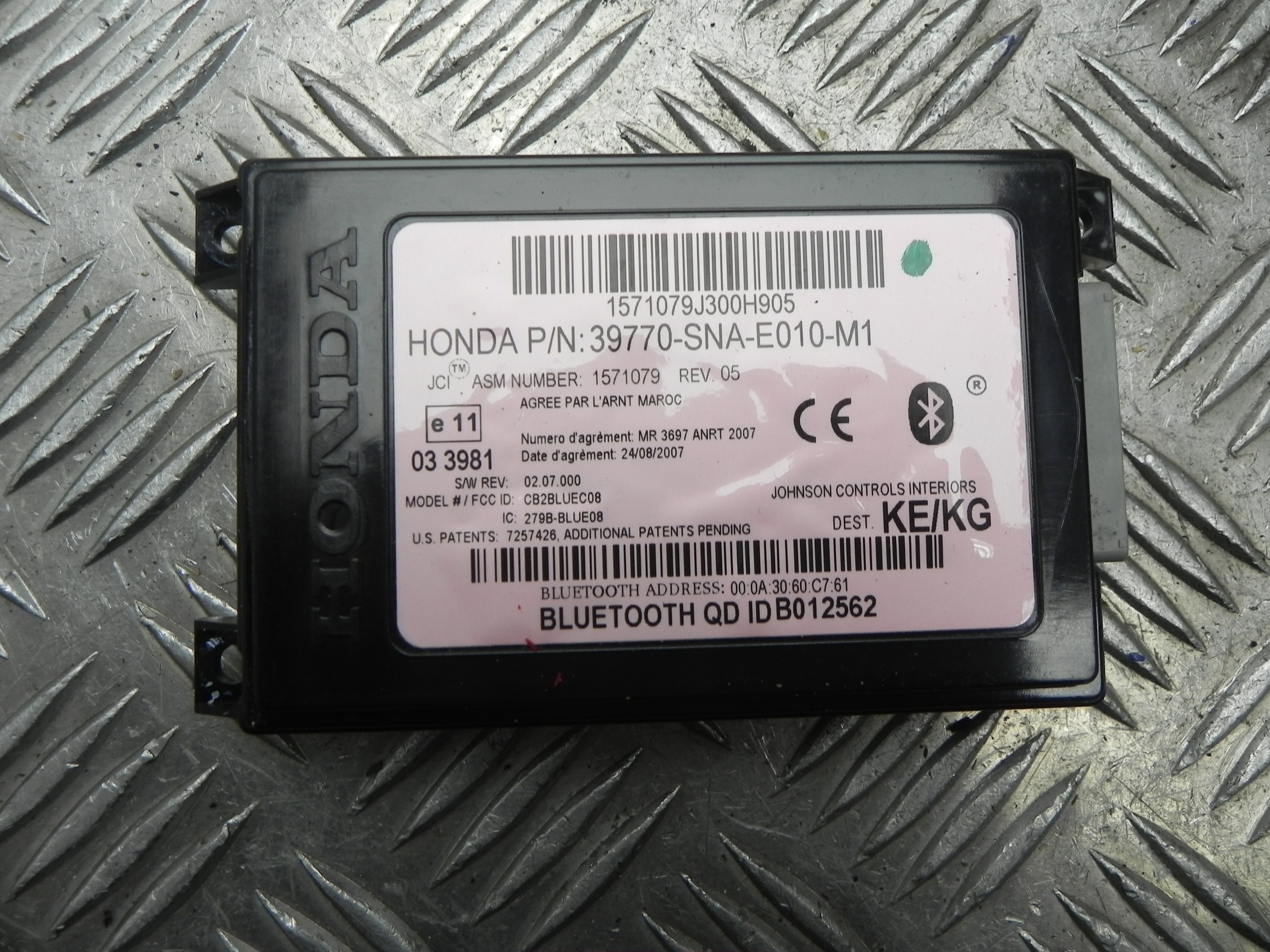 HONDA Civic 8 generation (2005-2012) Bluetooth valdymo blokas 39770SNAE010M1 23450610