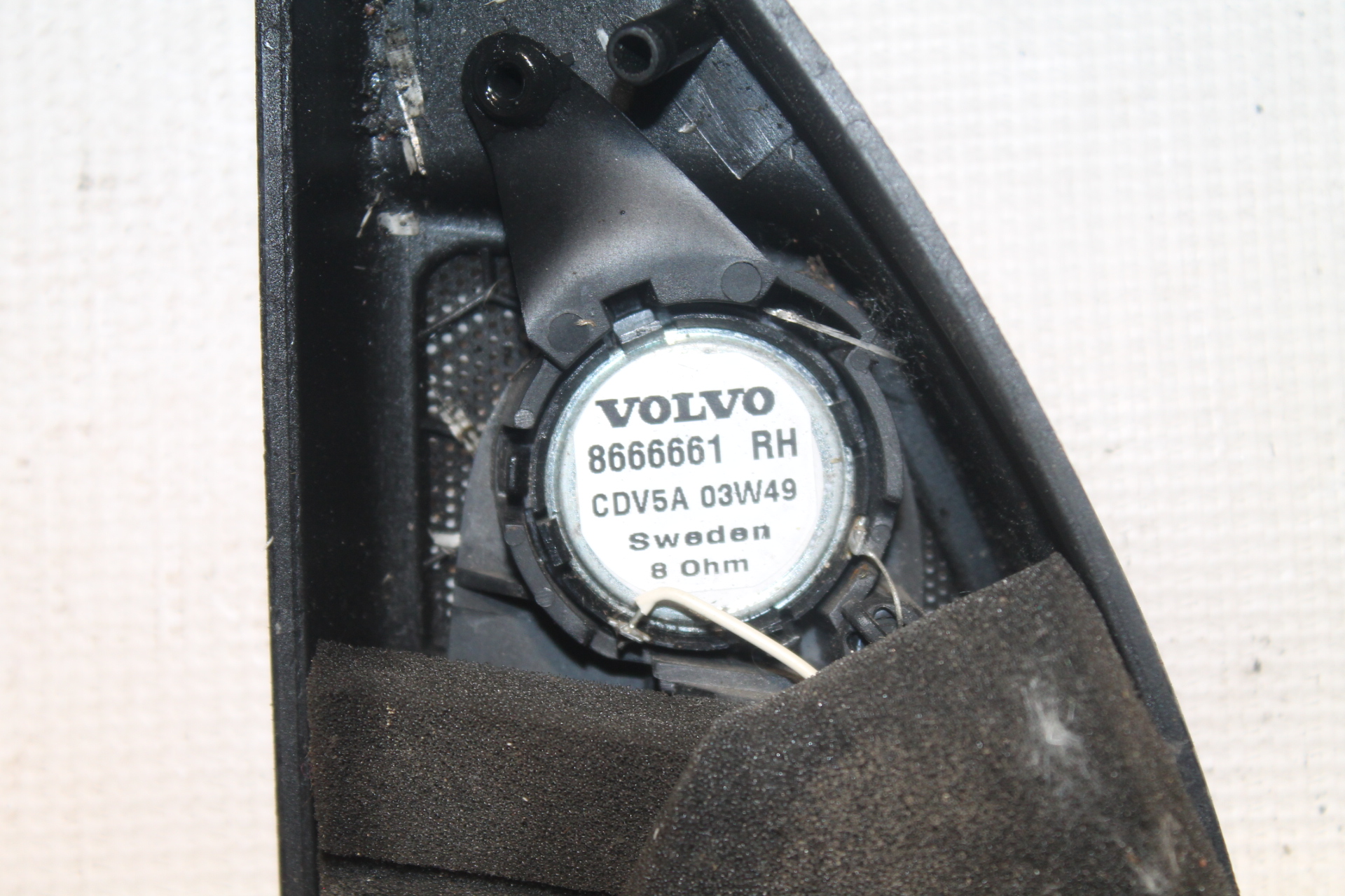 VOLVO XC90 1 generation (2002-2014) Panelės garso kolonėlė 8666661 23828997