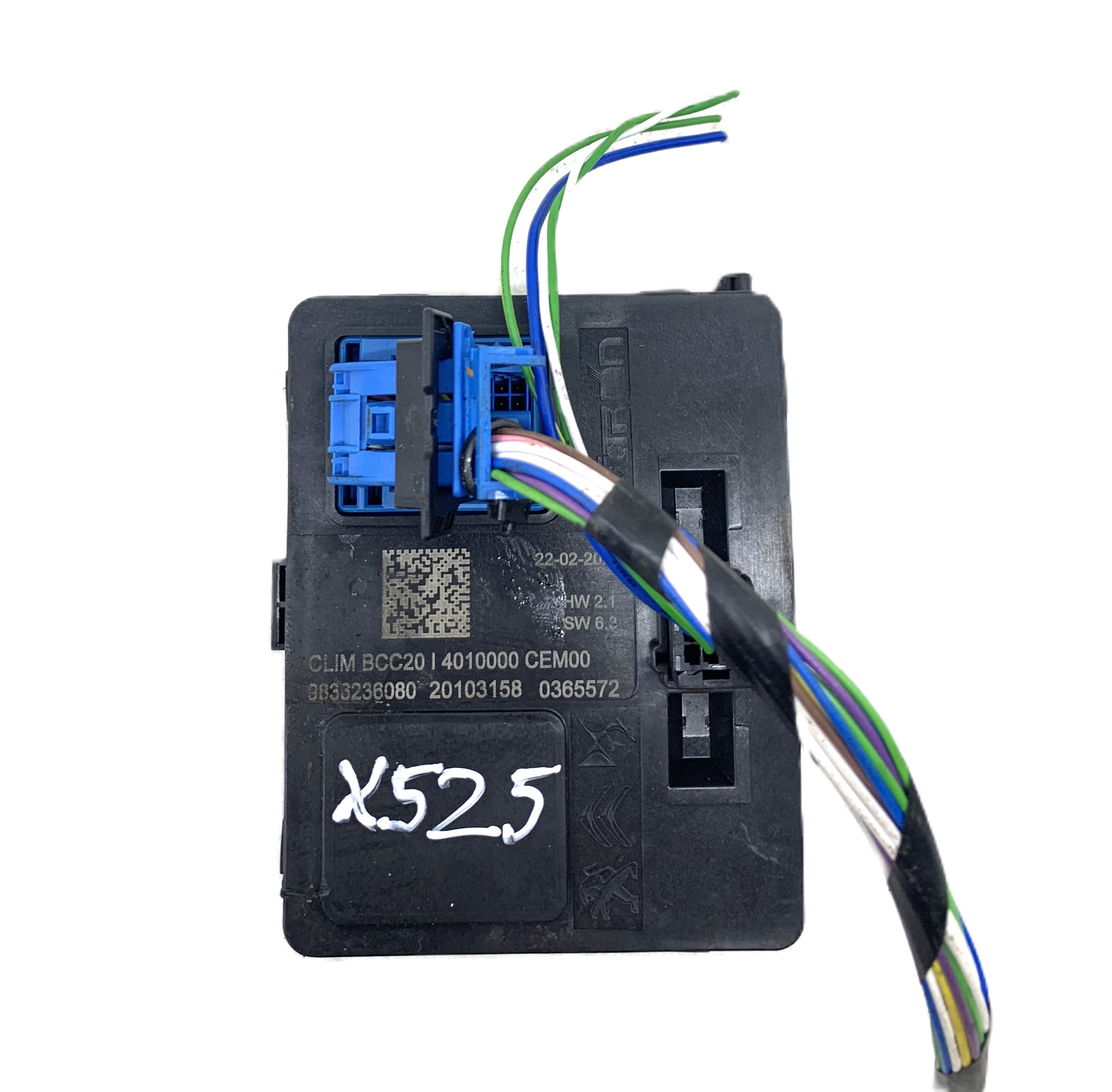 PEUGEOT 208 2 generation (2019-2023) Climate control unit 9836236080 24486223