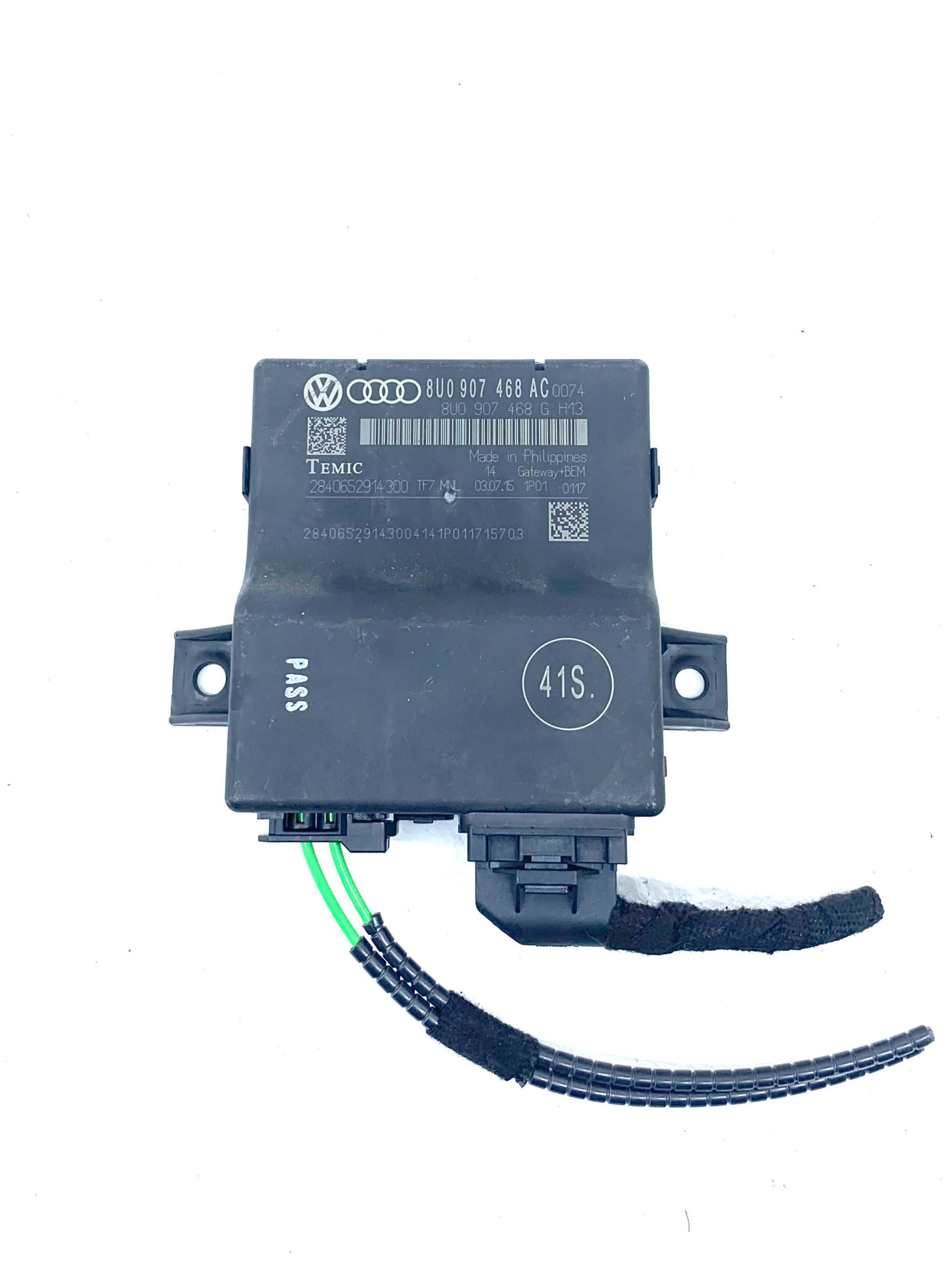 AUDI A1 8X (2010-2020) Other Control Units 8U0907468AC, 8U0907468G 24661450