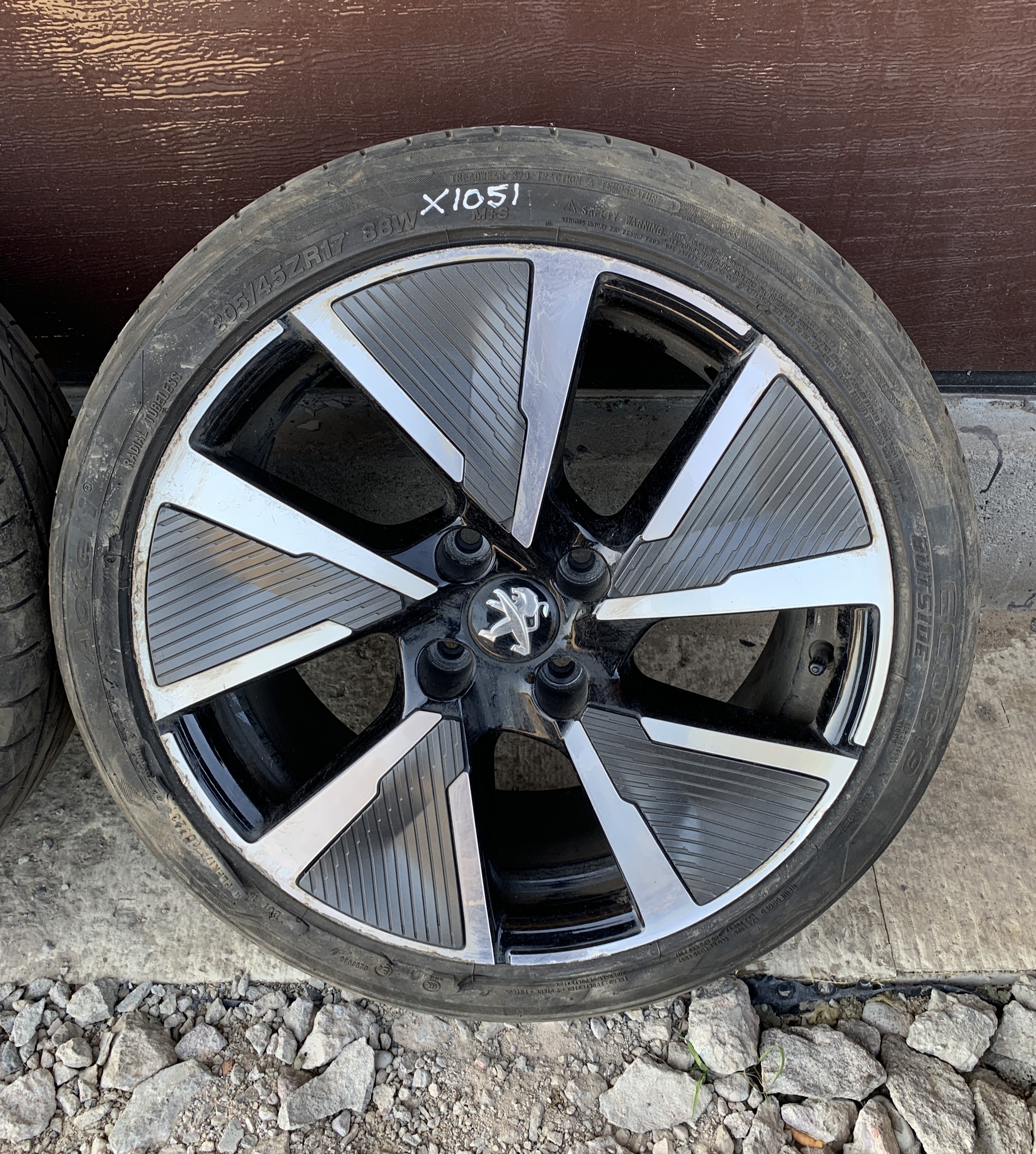 PEUGEOT 208 2 generation (2019-2023) Wheel Set (without tires) 9825165080, R17 24853534