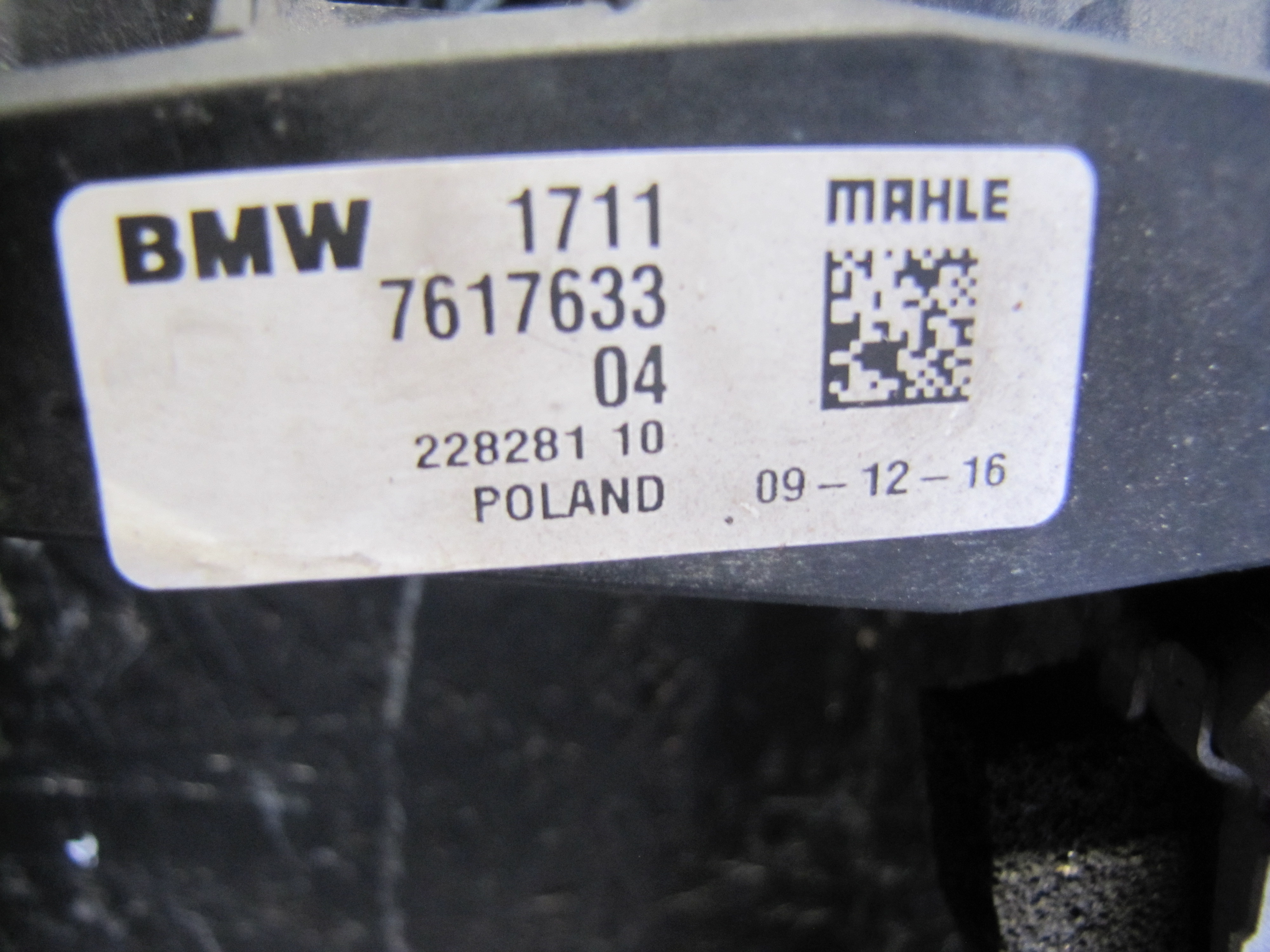 BMW X1 F48/F49 (2015-2023) Aušinimo radiatorius 761763304 23442498